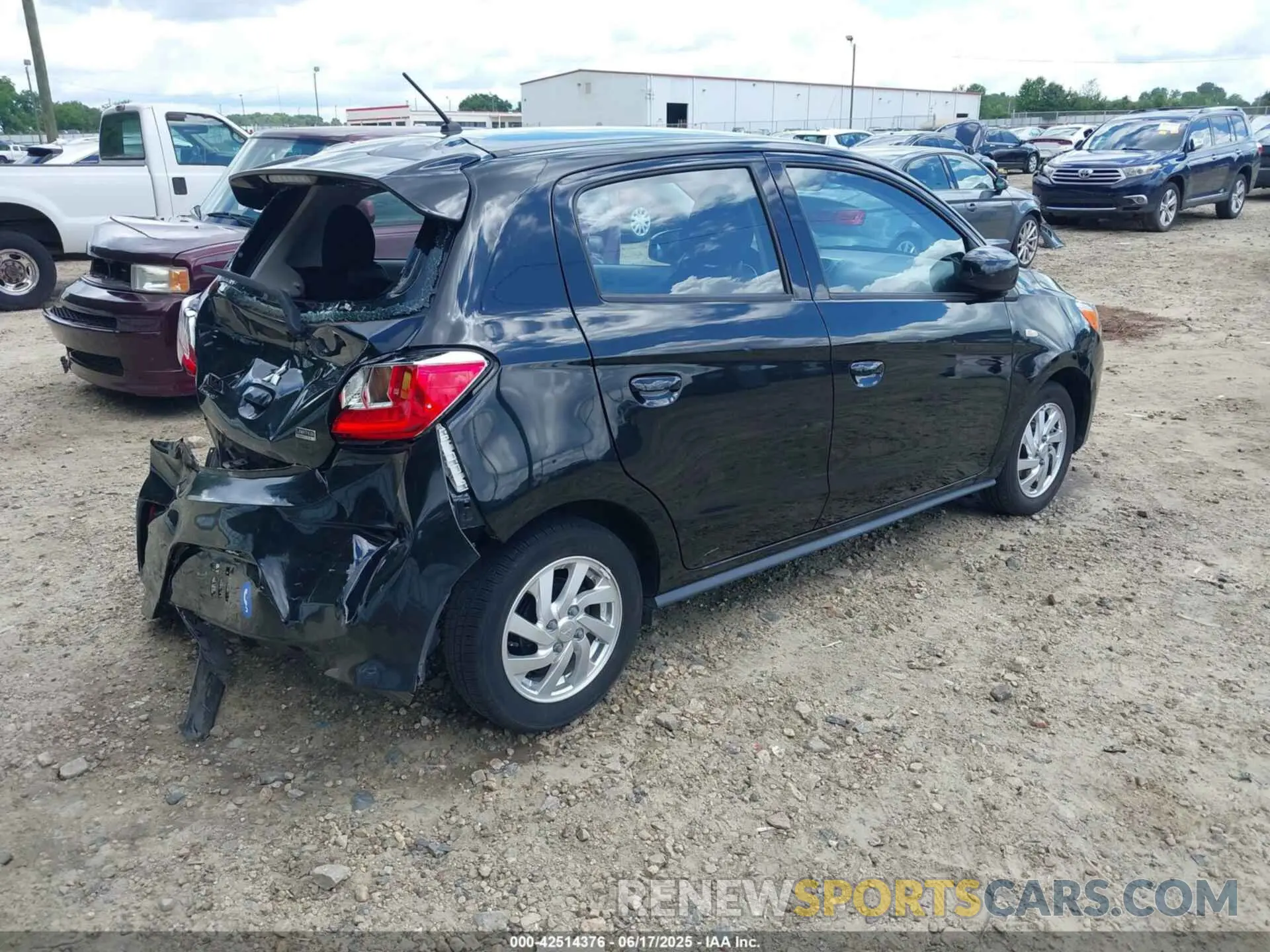 4 Photograph of a damaged car ML32AUHJ3MH004323 MITSUBISHI MIRAGE 2021