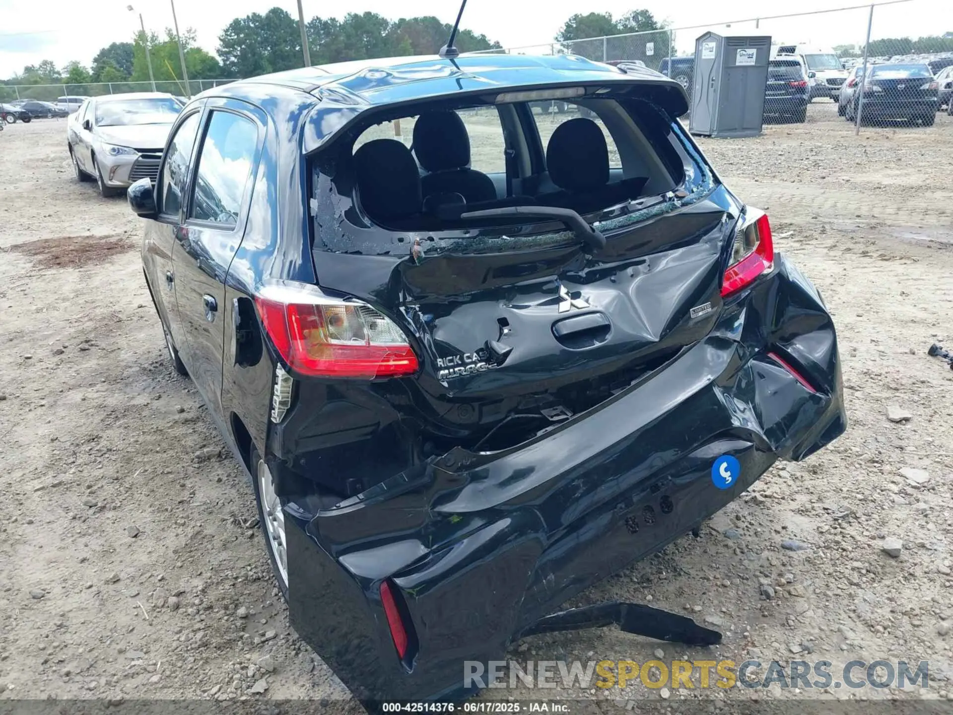 6 Photograph of a damaged car ML32AUHJ3MH004323 MITSUBISHI MIRAGE 2021