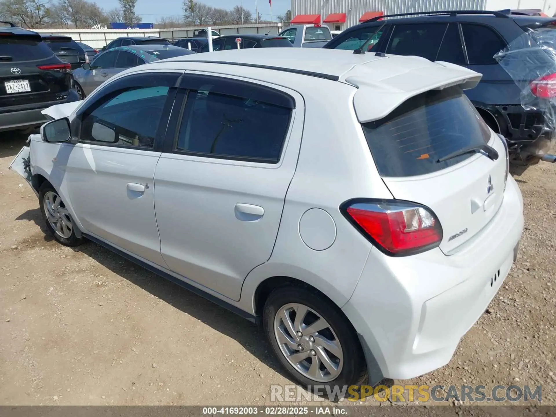 3 Фотография поврежденного автомобиля ML32AUHJ3MH008548 MITSUBISHI MIRAGE 2021