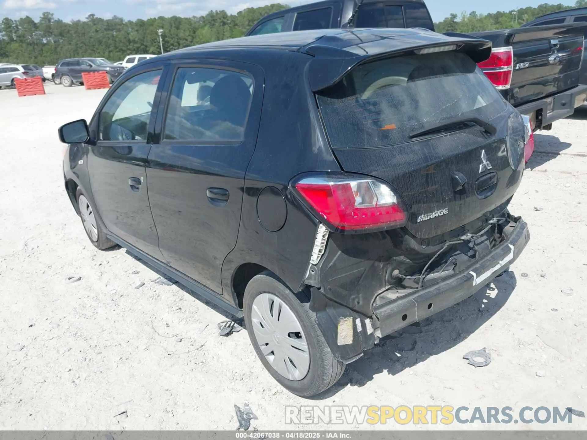 3 Photograph of a damaged car ML32AUHJ3MH010994 MITSUBISHI MIRAGE 2021