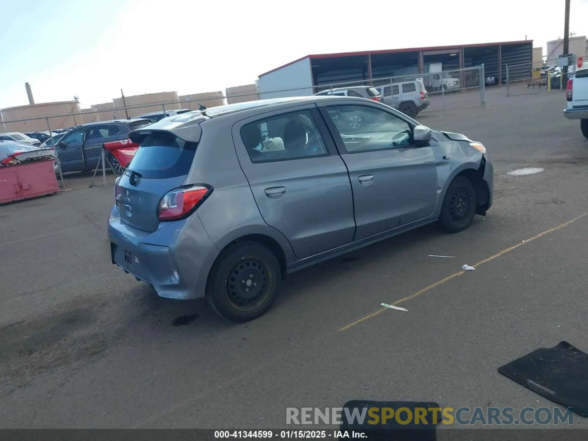 4 Фотография поврежденного автомобиля ML32AUHJ4MH007442 MITSUBISHI MIRAGE 2021