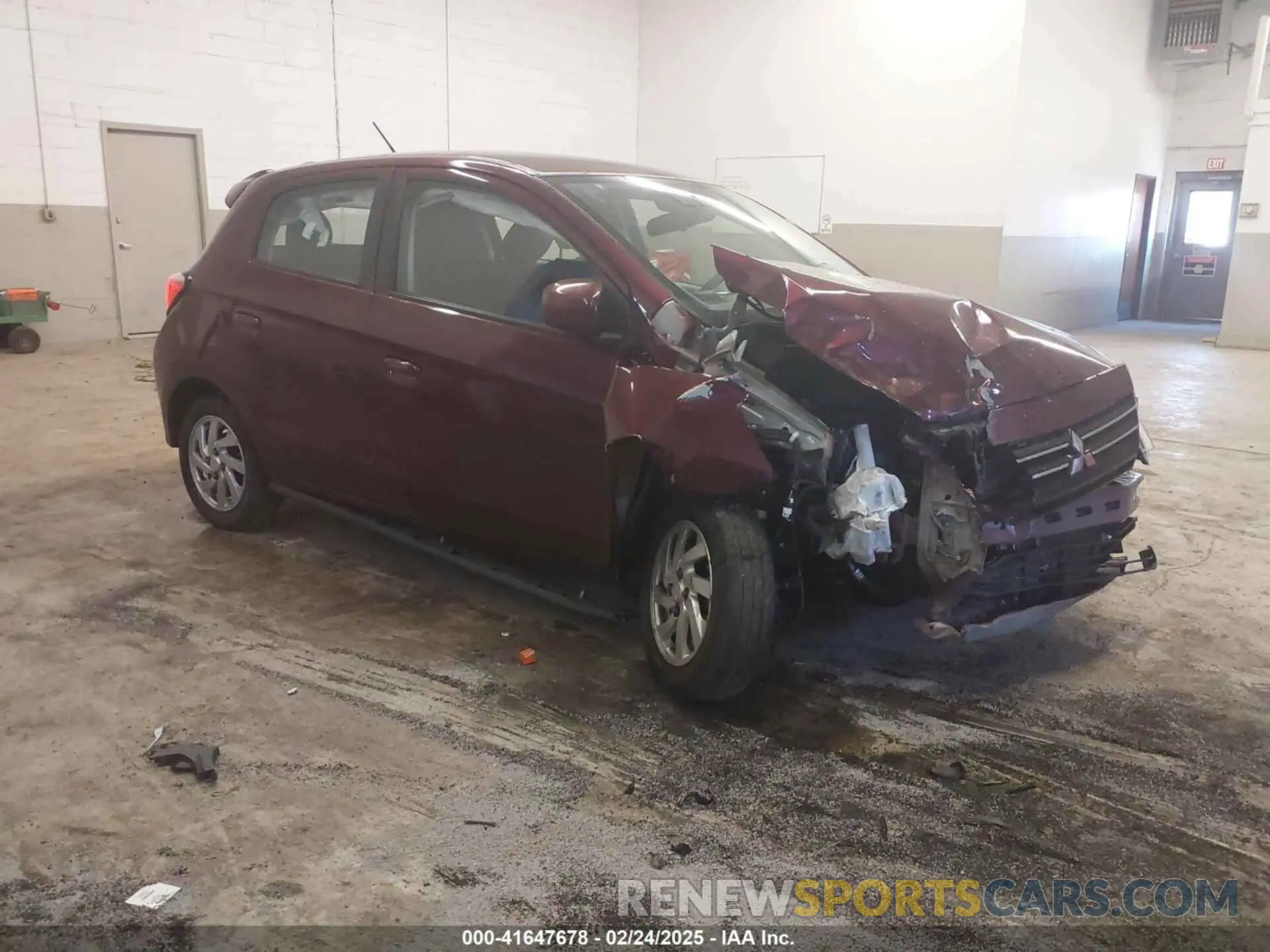 1 Фотография поврежденного автомобиля ML32AUHJ4MH009997 MITSUBISHI MIRAGE 2021