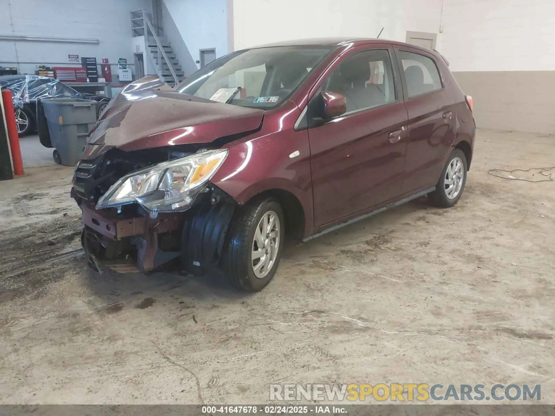 2 Фотография поврежденного автомобиля ML32AUHJ4MH009997 MITSUBISHI MIRAGE 2021