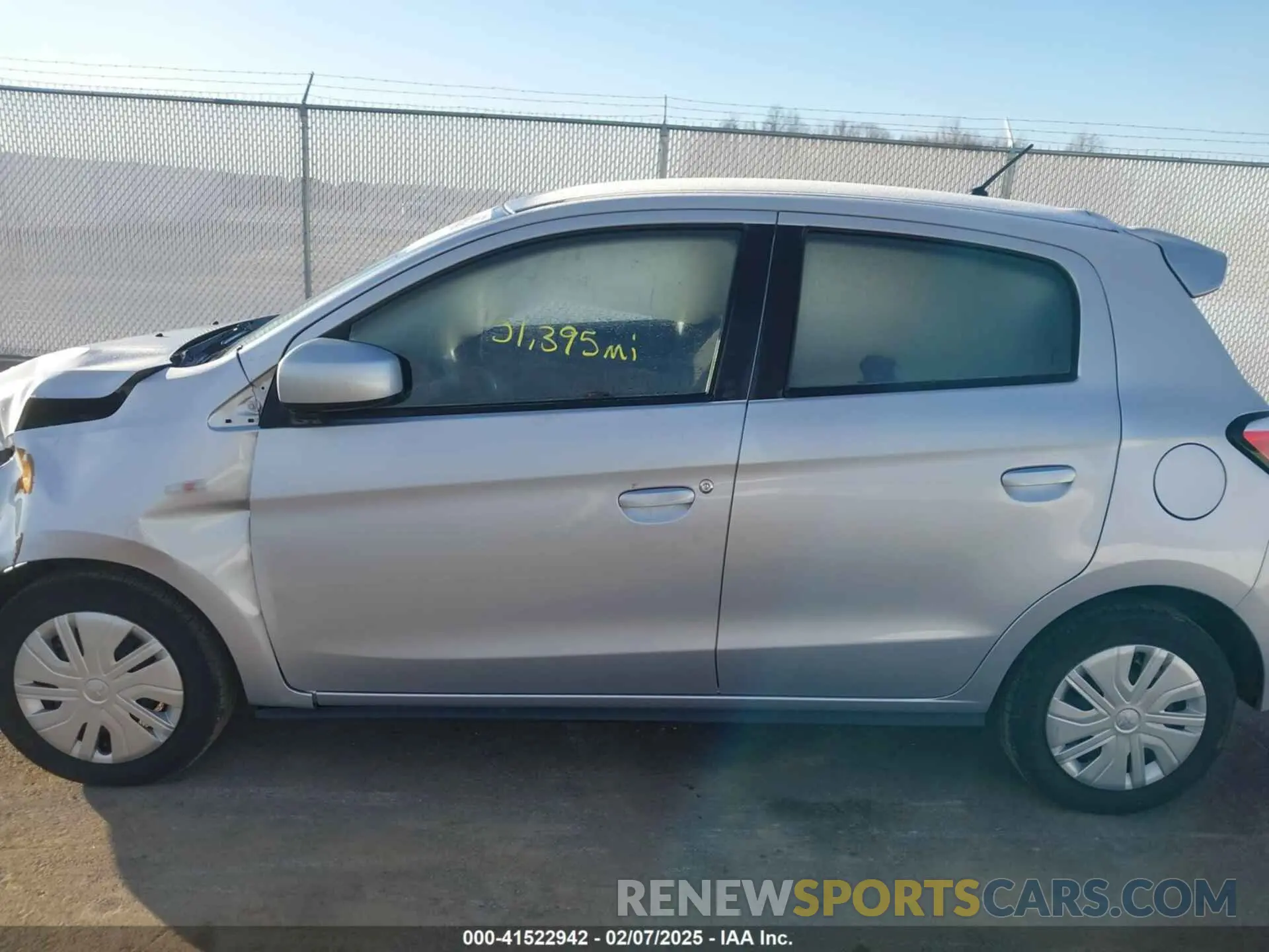 14 Фотография поврежденного автомобиля ML32AUHJ4MH011569 MITSUBISHI MIRAGE 2021