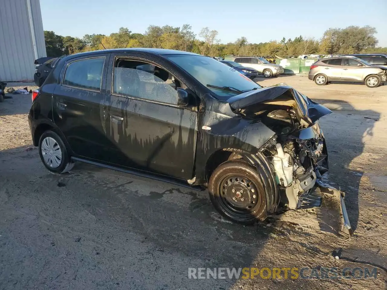 4 Фотография поврежденного автомобиля ML32AUHJ5MH006641 MITSUBISHI MIRAGE 2021