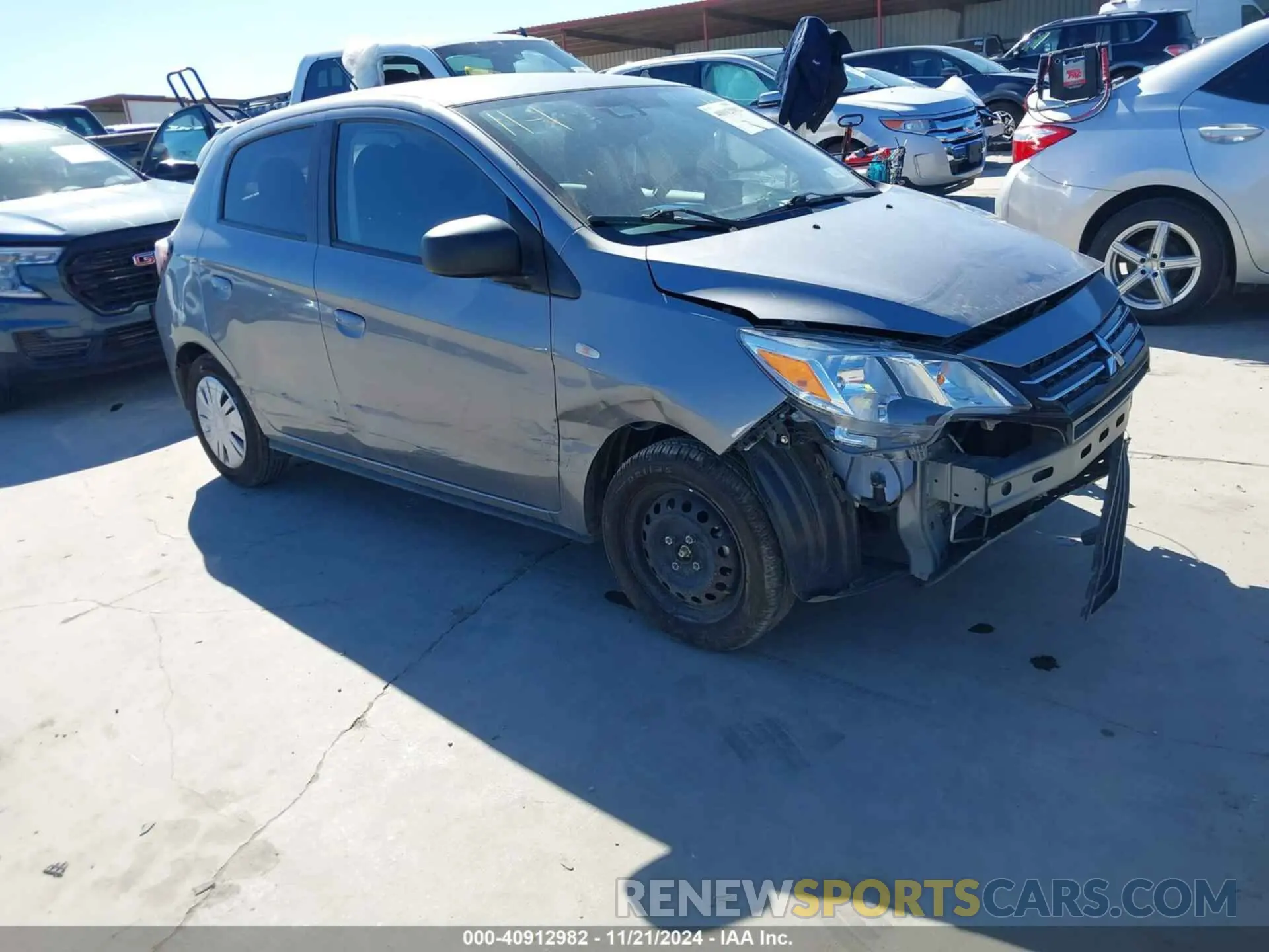 1 Фотография поврежденного автомобиля ML32AUHJ5MH012925 MITSUBISHI MIRAGE 2021