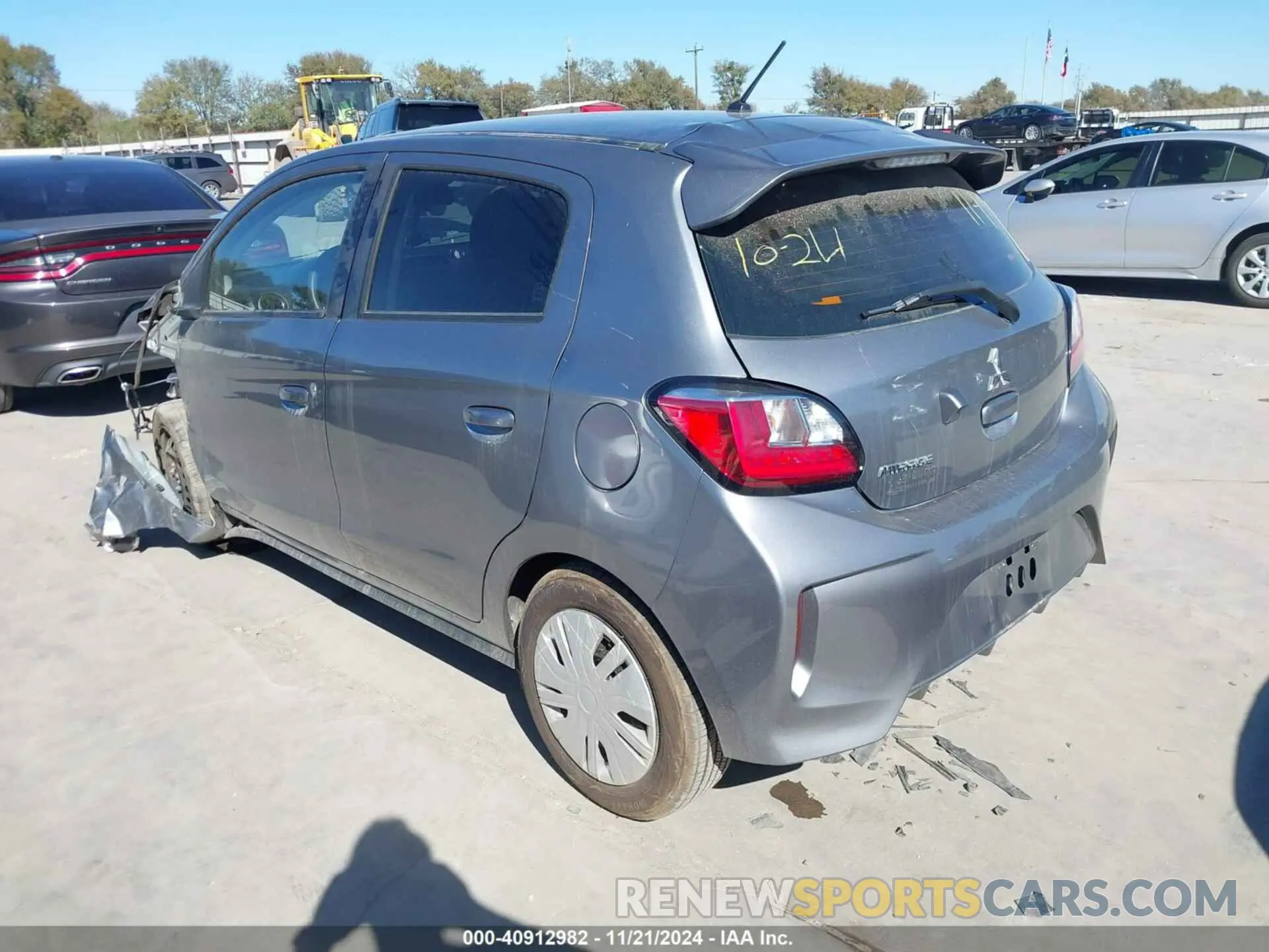 3 Фотография поврежденного автомобиля ML32AUHJ5MH012925 MITSUBISHI MIRAGE 2021