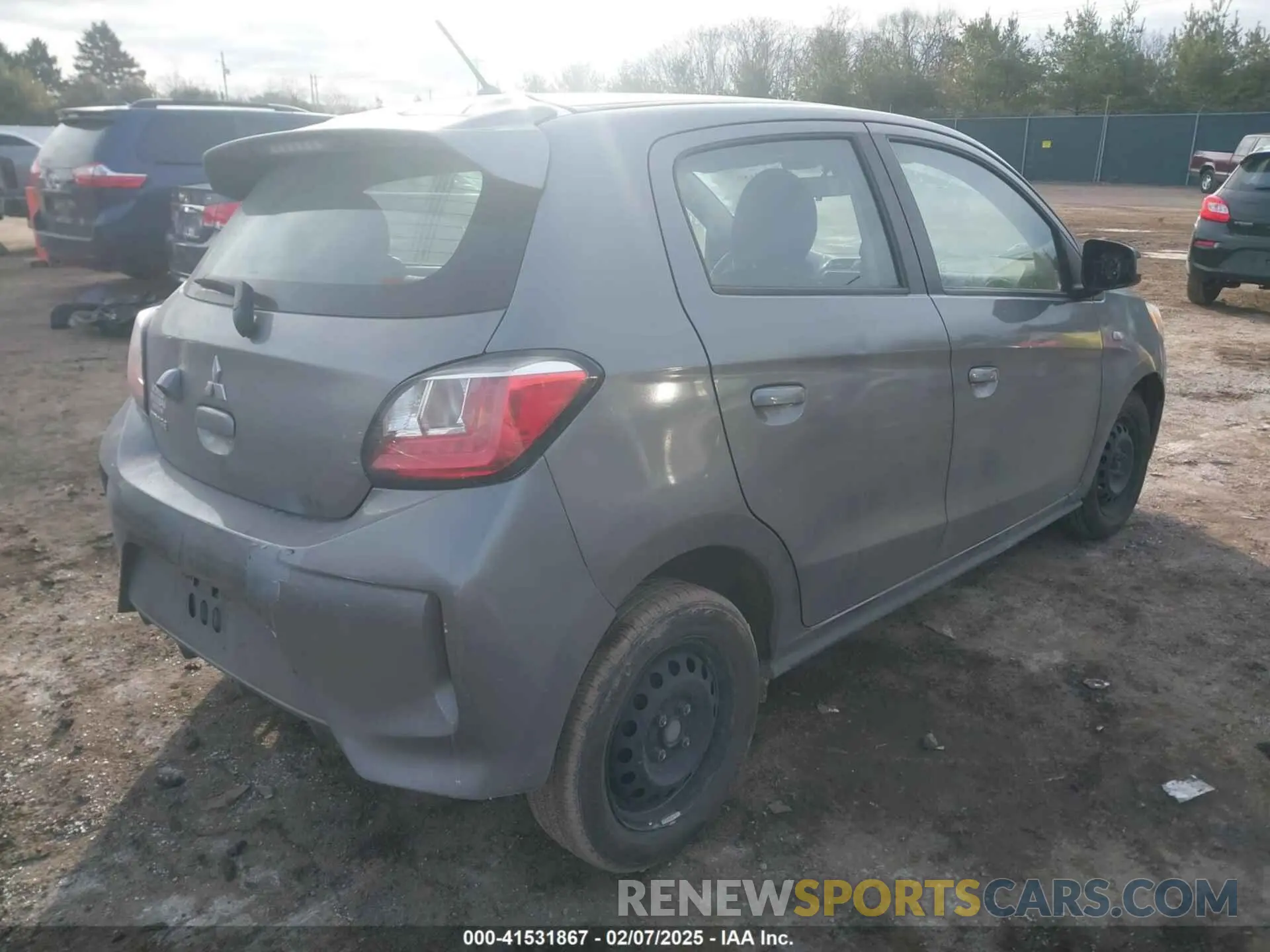 4 Фотография поврежденного автомобиля ML32AUHJ6MH004090 MITSUBISHI MIRAGE 2021