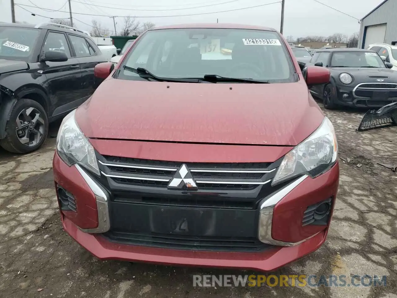 5 Photograph of a damaged car ML32AUHJ6MH008219 MITSUBISHI MIRAGE 2021