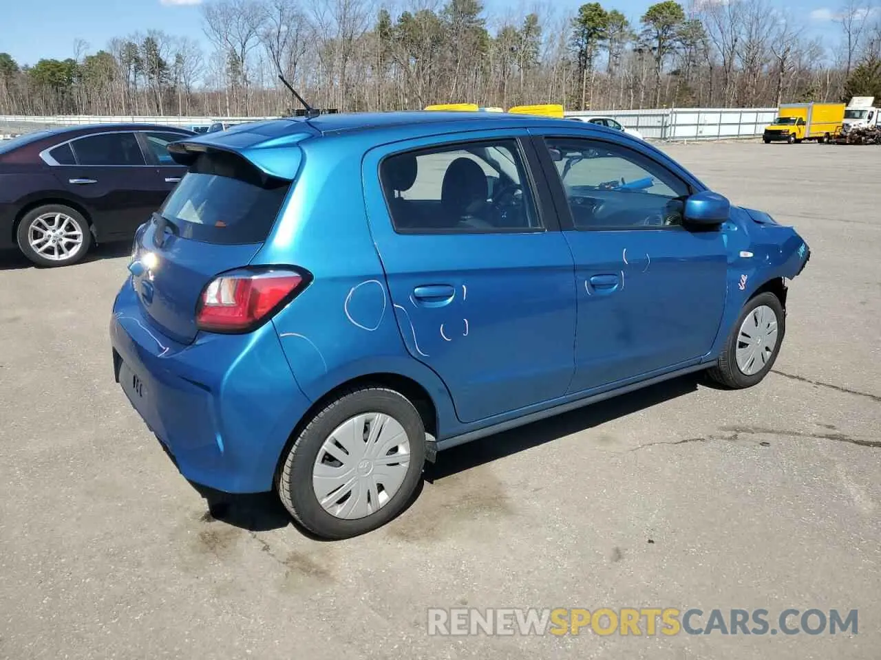 3 Фотография поврежденного автомобиля ML32AUHJ6MH009130 MITSUBISHI MIRAGE 2021