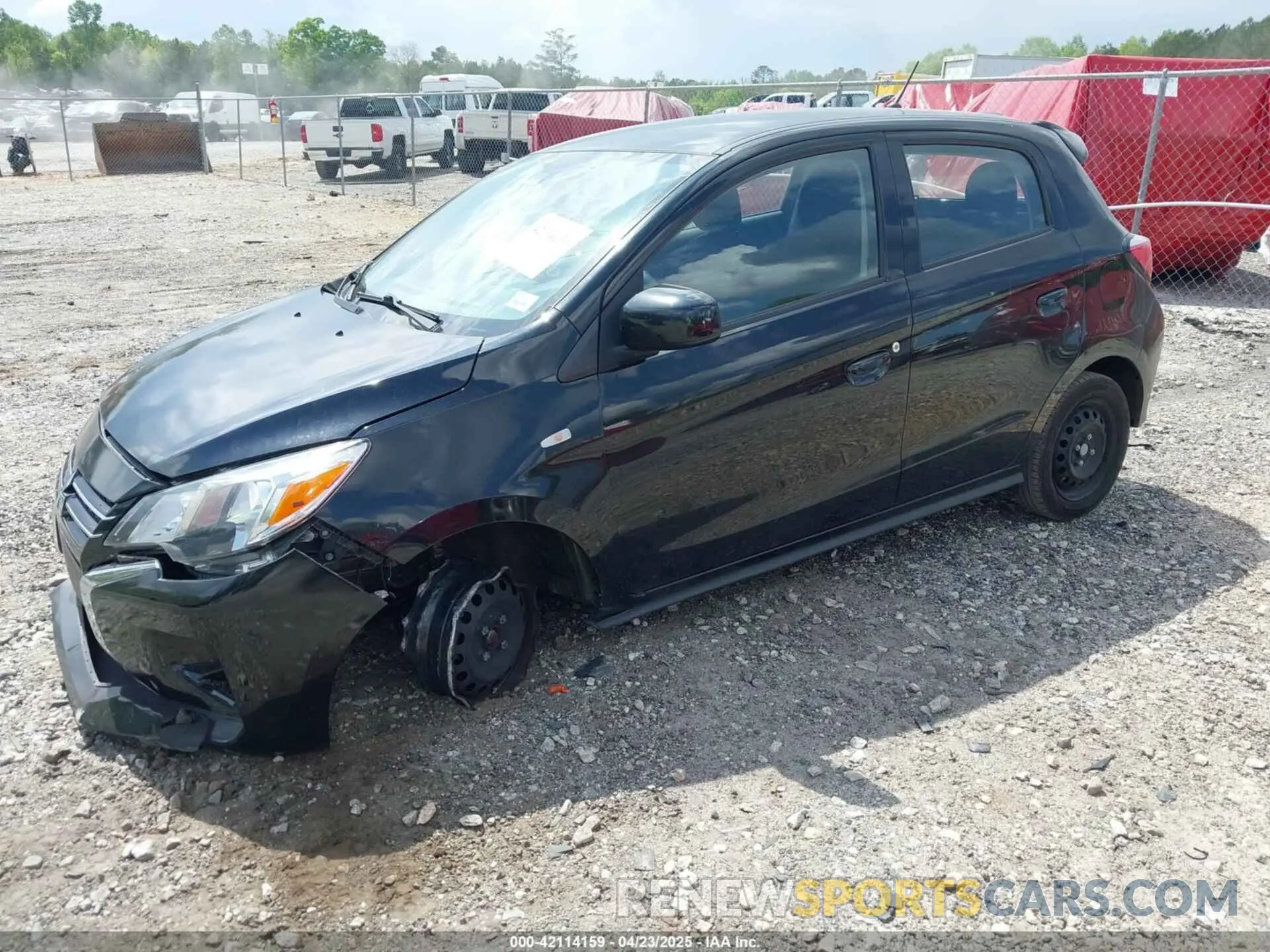 2 Фотография поврежденного автомобиля ML32AUHJ6MH012237 MITSUBISHI MIRAGE 2021