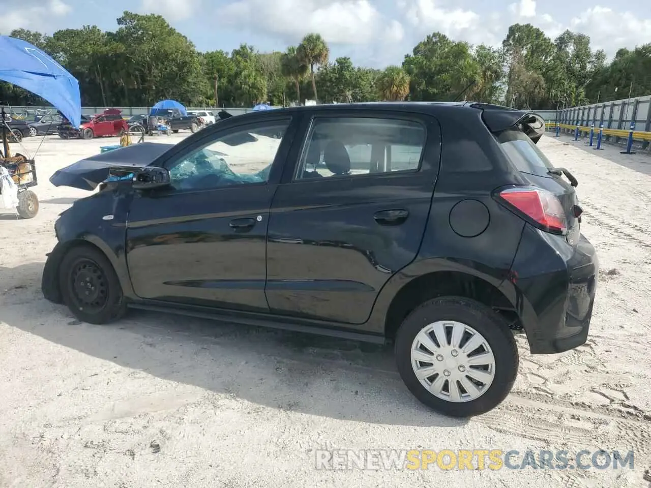 2 Photograph of a damaged car ML32AUHJ6MH012612 MITSUBISHI MIRAGE 2021