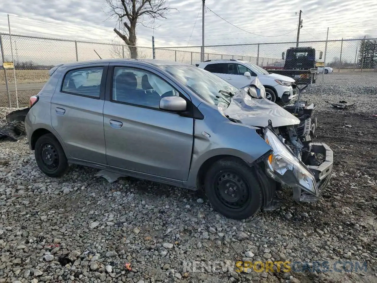 4 Photograph of a damaged car ML32AUHJ7MH001022 MITSUBISHI MIRAGE 2021
