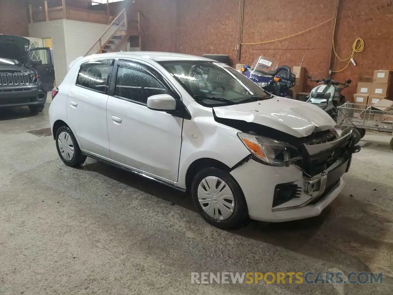 4 Photograph of a damaged car ML32AUHJ7MH004499 MITSUBISHI MIRAGE 2021