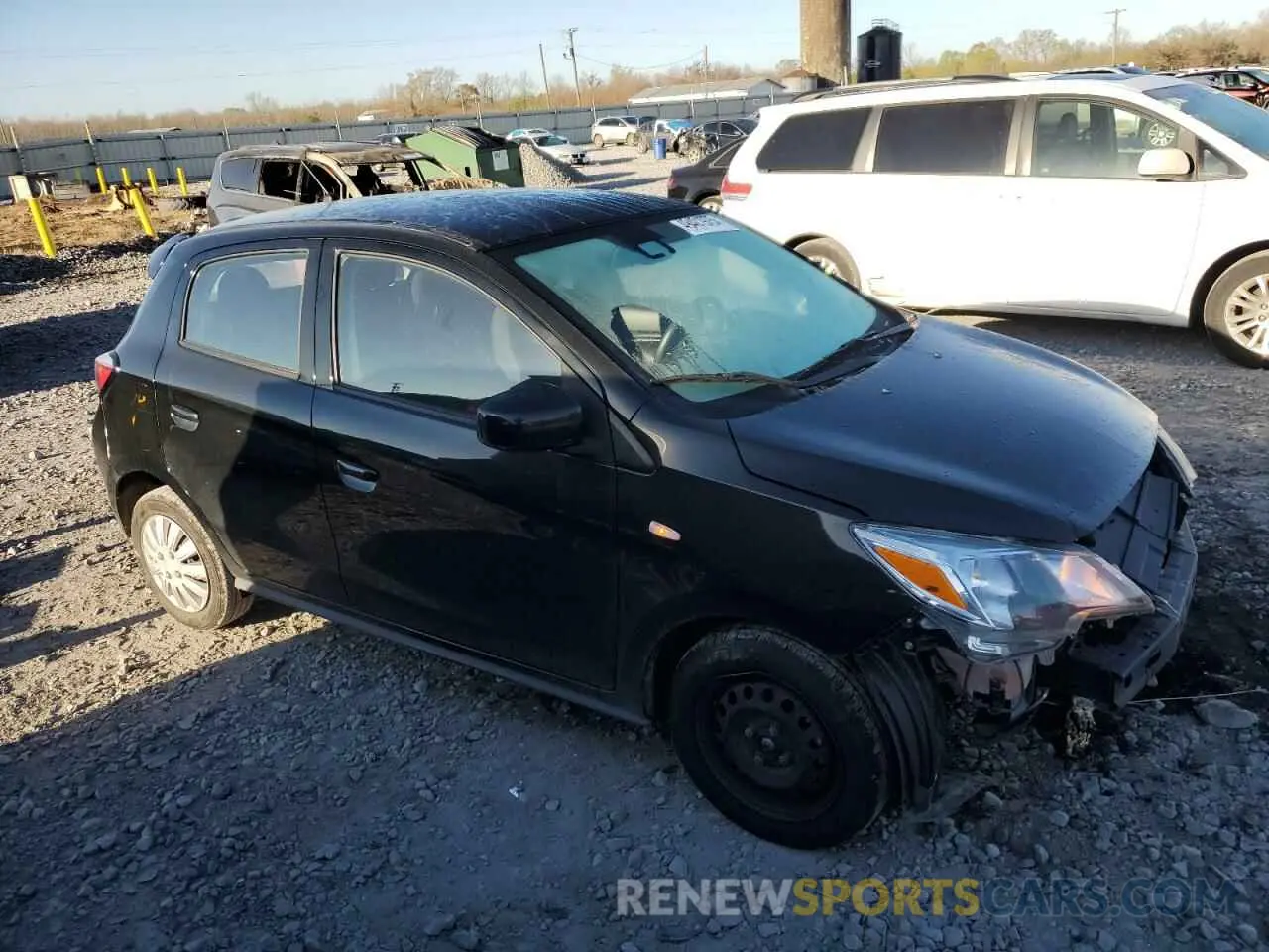 4 Фотография поврежденного автомобиля ML32AUHJ7MH006754 MITSUBISHI MIRAGE 2021