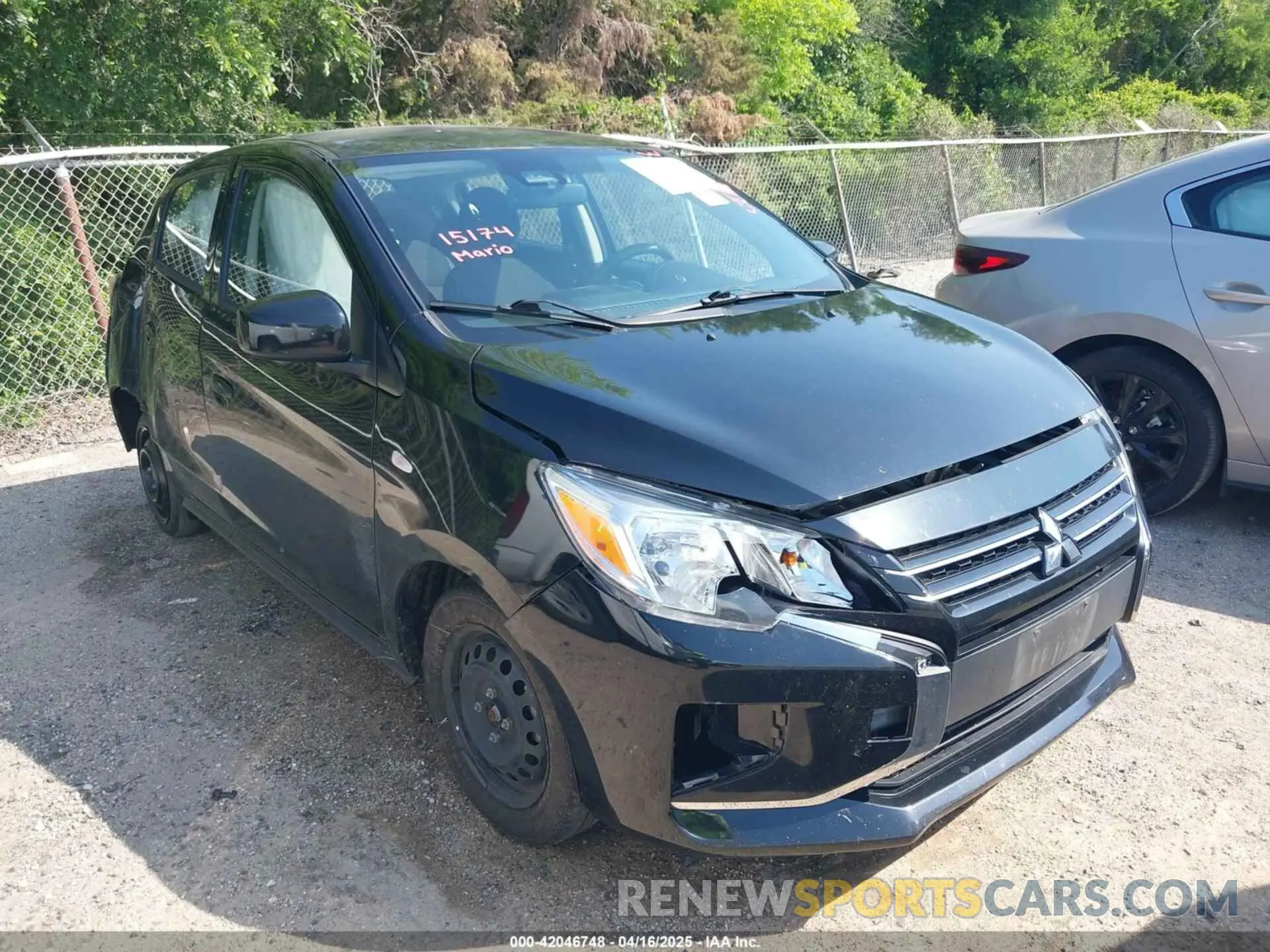 1 Photograph of a damaged car ML32AUHJ7MH010724 MITSUBISHI MIRAGE 2021