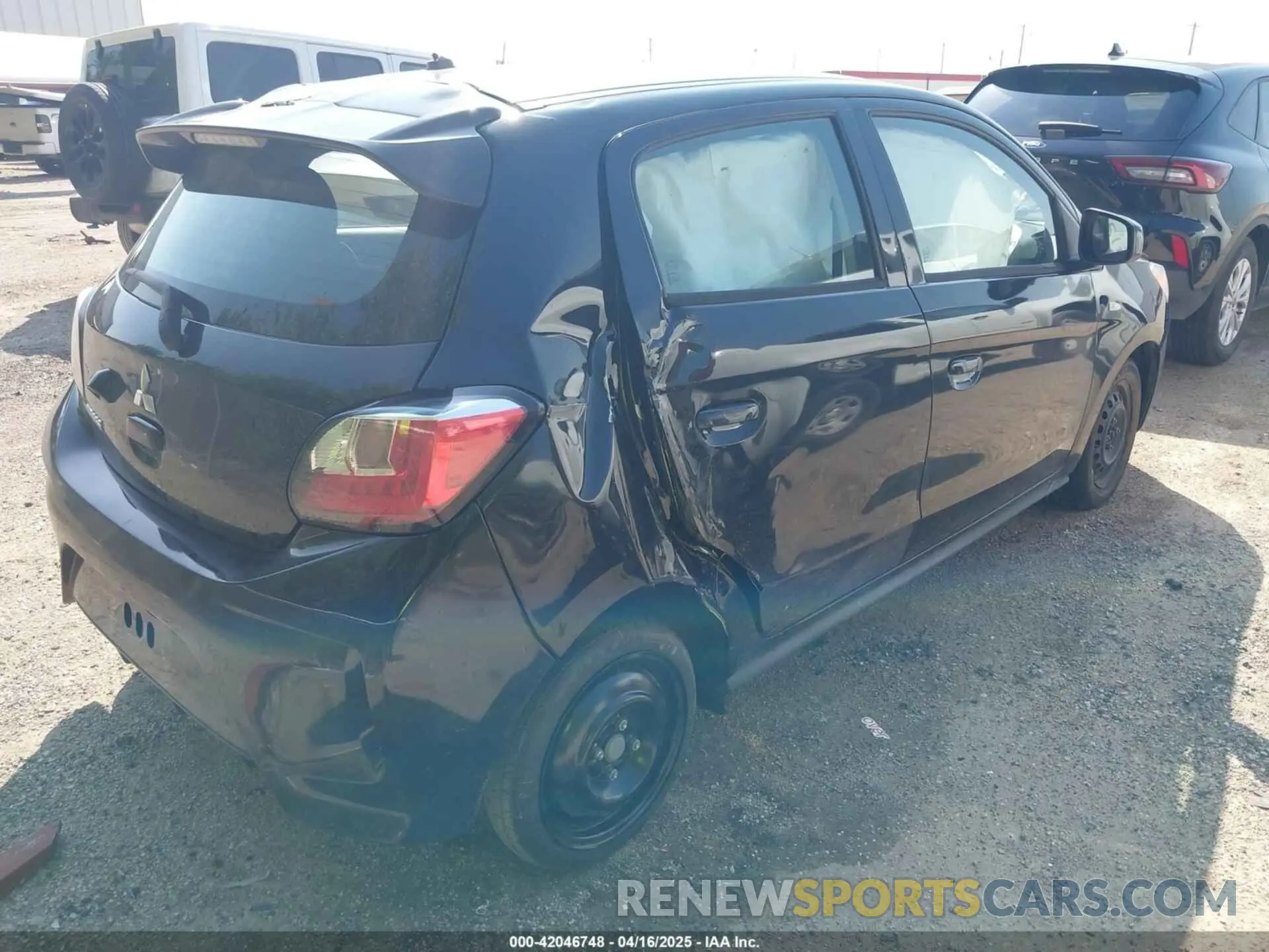 4 Photograph of a damaged car ML32AUHJ7MH010724 MITSUBISHI MIRAGE 2021