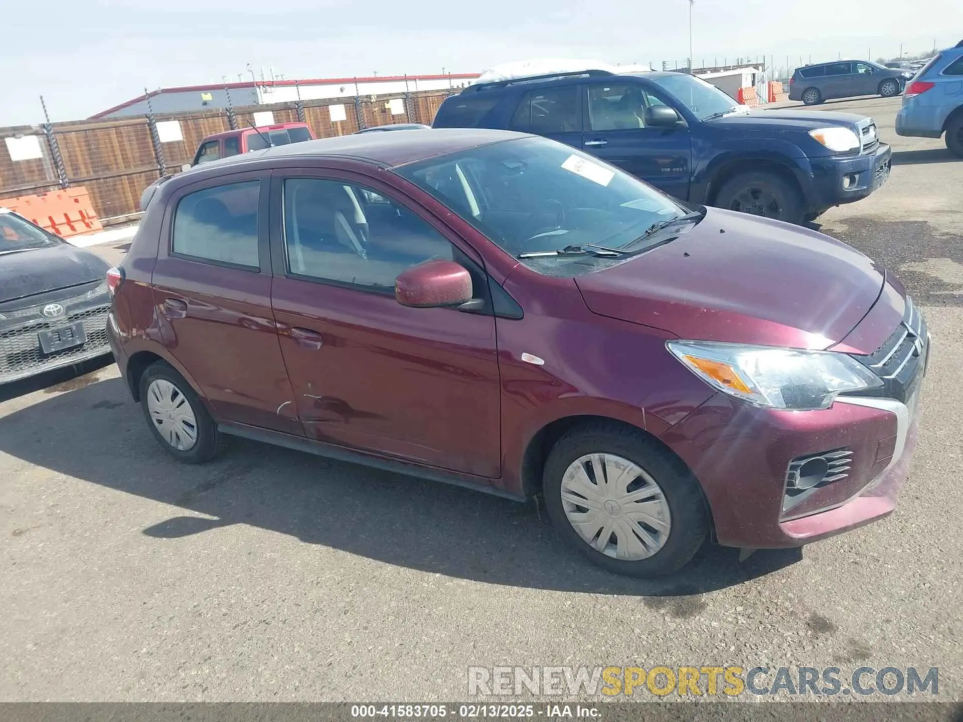 1 Фотография поврежденного автомобиля ML32AUHJ7MH012747 MITSUBISHI MIRAGE 2021