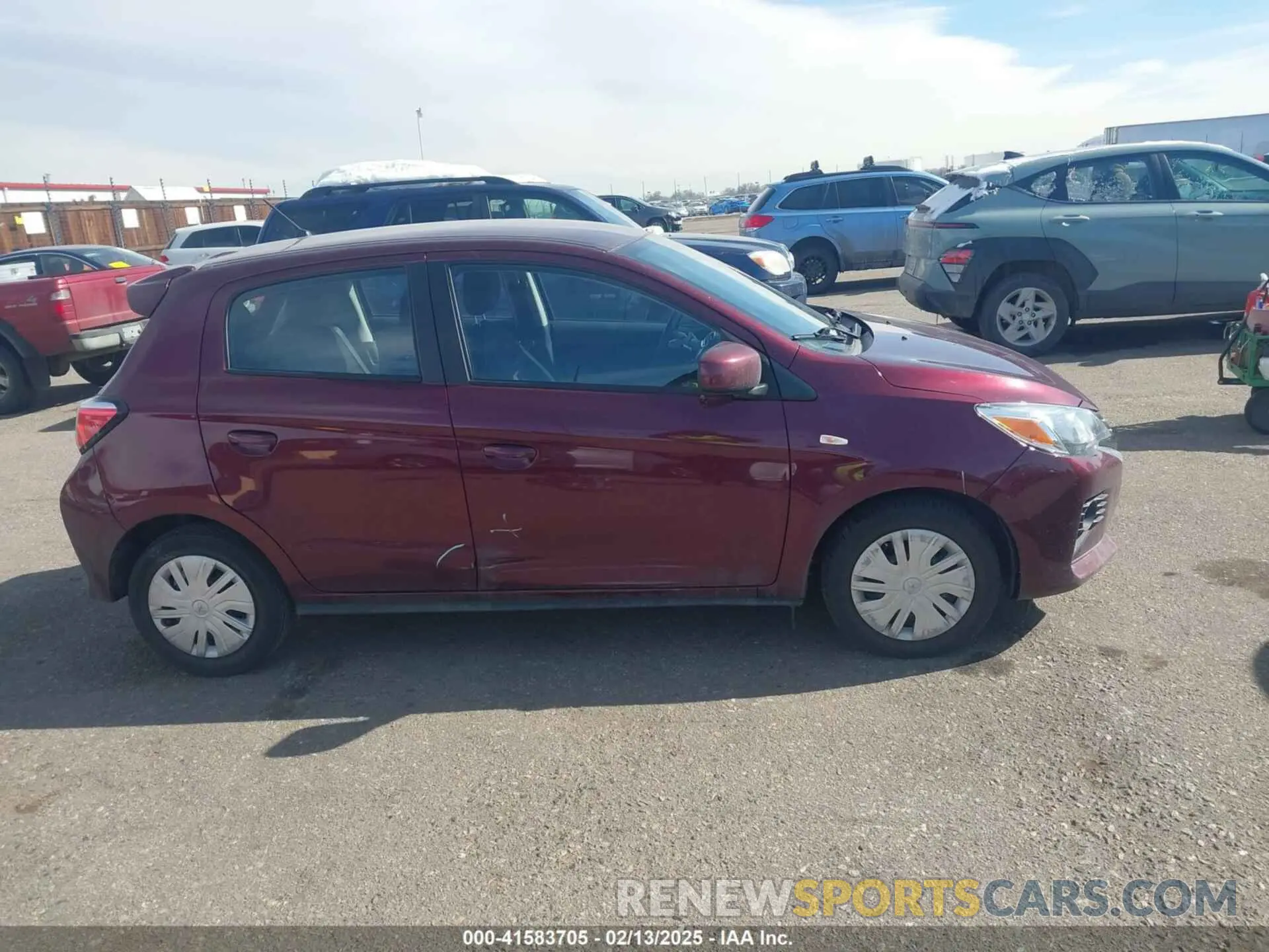 13 Фотография поврежденного автомобиля ML32AUHJ7MH012747 MITSUBISHI MIRAGE 2021