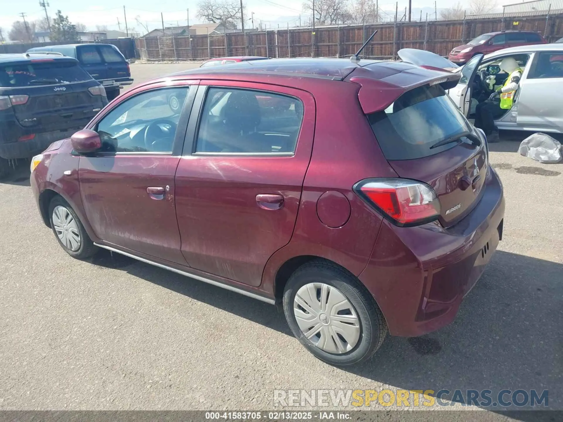 3 Фотография поврежденного автомобиля ML32AUHJ7MH012747 MITSUBISHI MIRAGE 2021