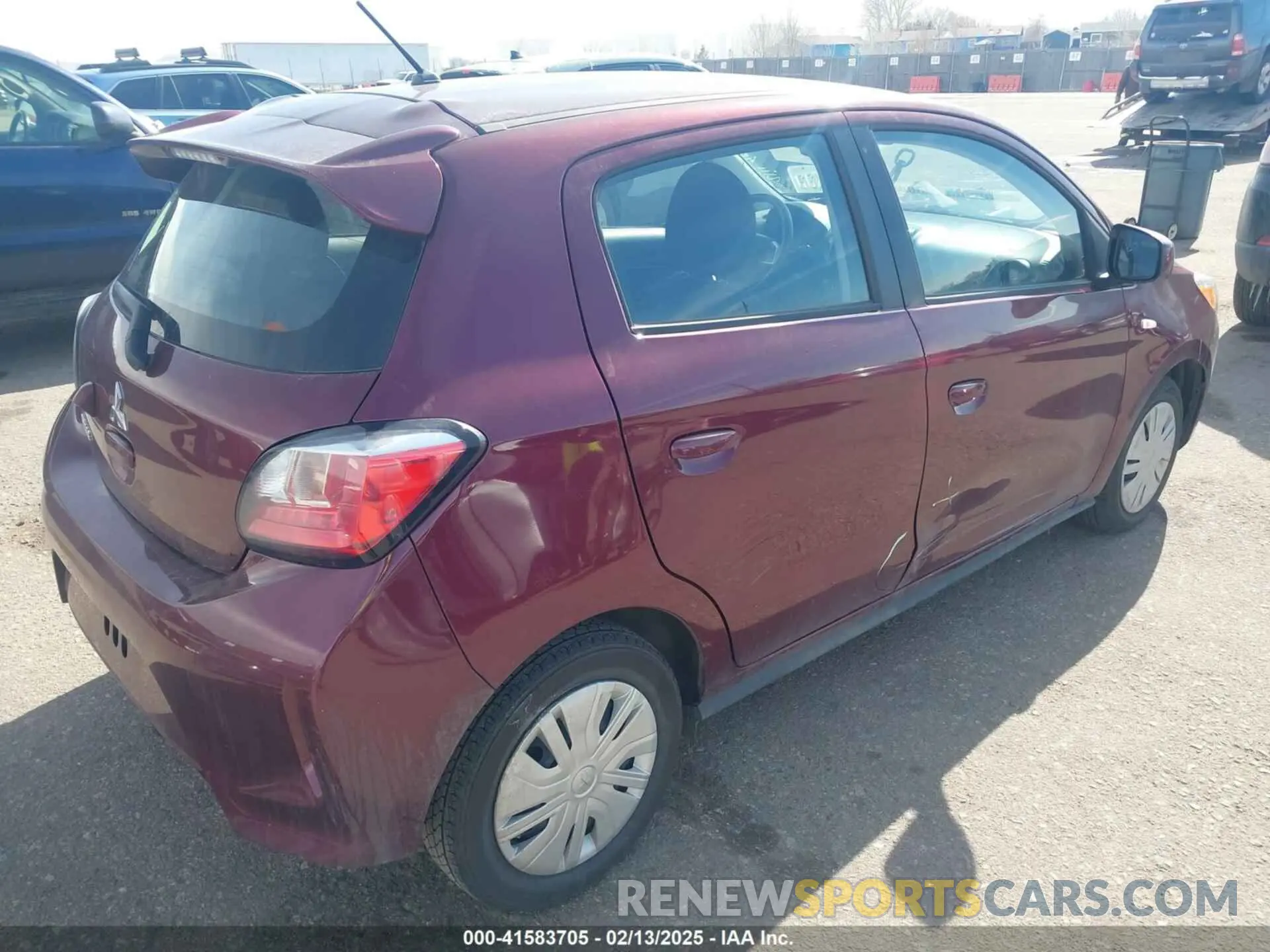 4 Фотография поврежденного автомобиля ML32AUHJ7MH012747 MITSUBISHI MIRAGE 2021