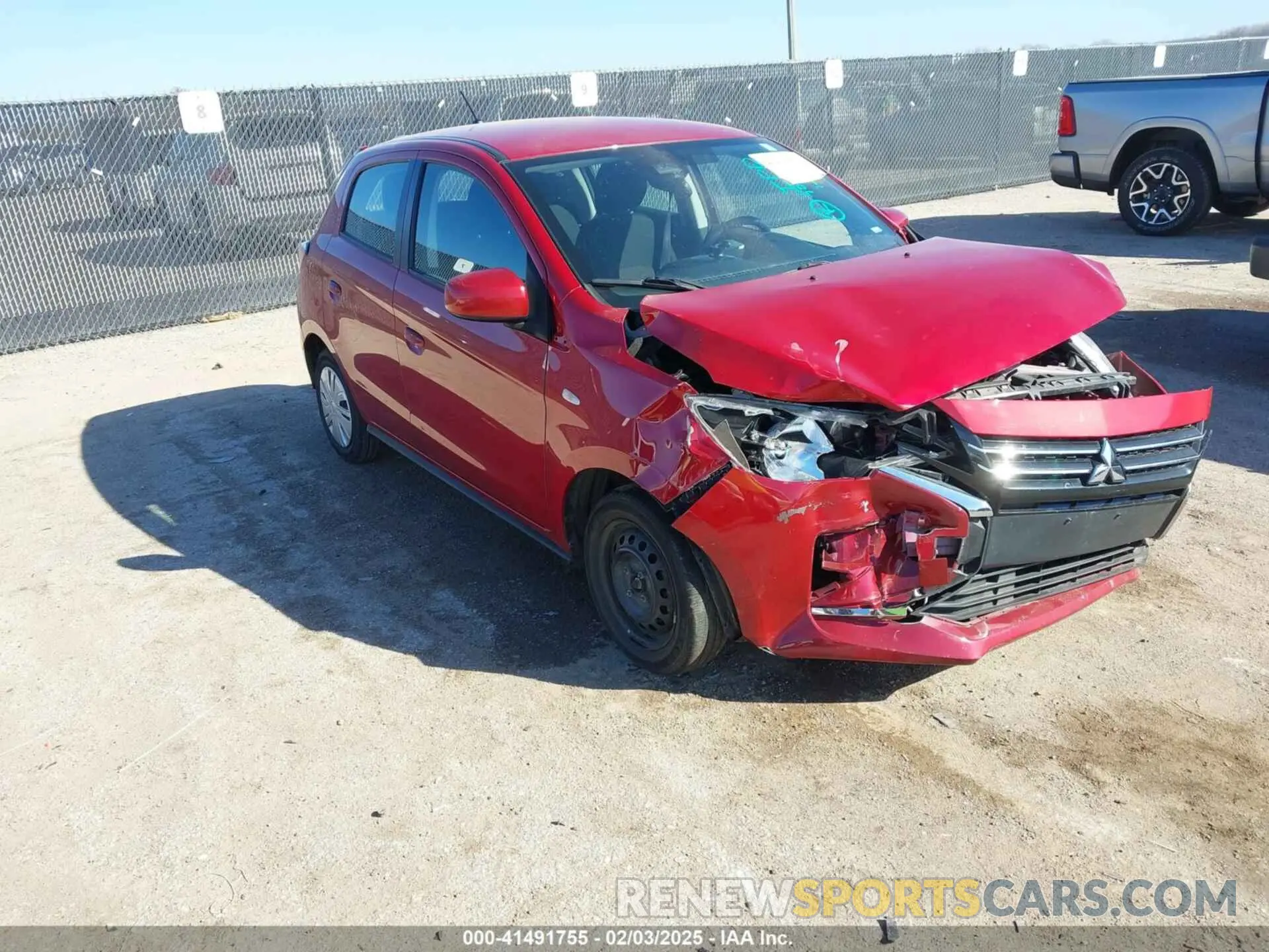 1 Фотография поврежденного автомобиля ML32AUHJ7MH012926 MITSUBISHI MIRAGE 2021