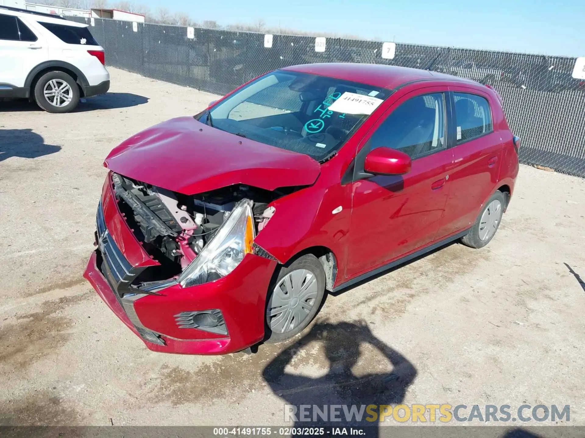 2 Фотография поврежденного автомобиля ML32AUHJ7MH012926 MITSUBISHI MIRAGE 2021