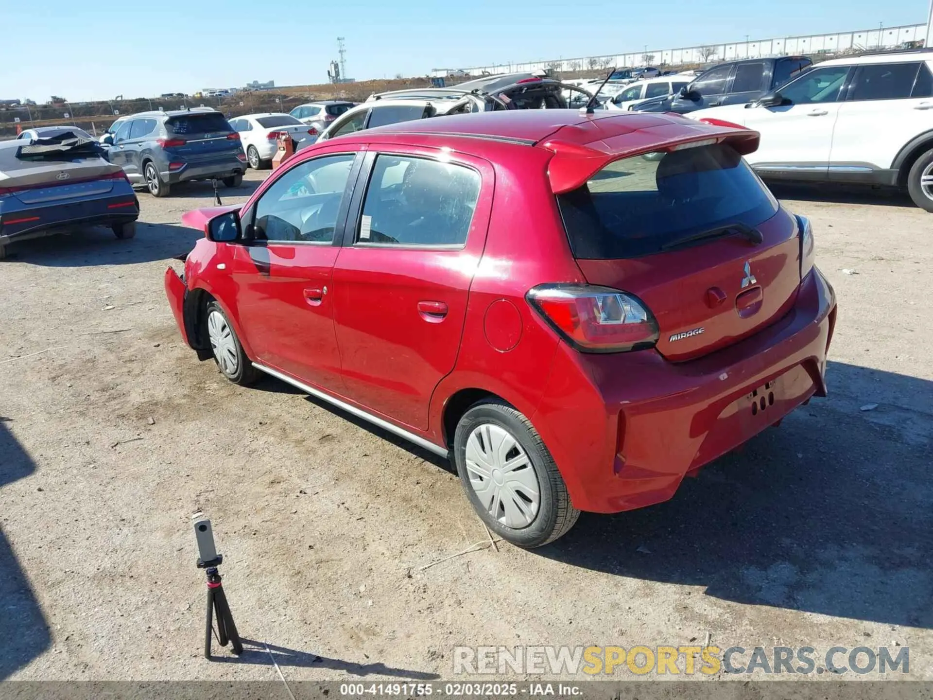 3 Фотография поврежденного автомобиля ML32AUHJ7MH012926 MITSUBISHI MIRAGE 2021
