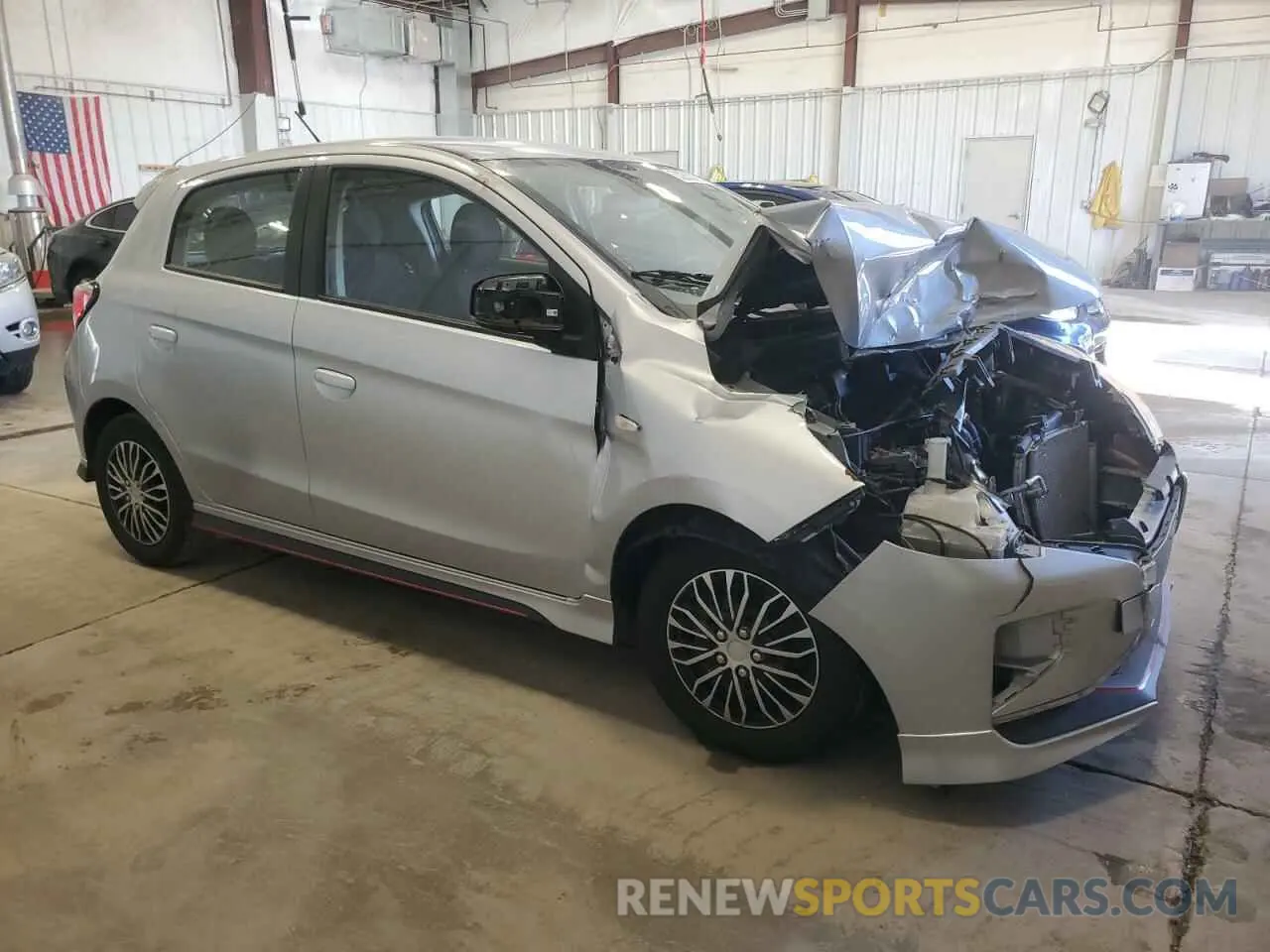 4 Фотография поврежденного автомобиля ML32AUHJ8MH002955 MITSUBISHI MIRAGE 2021