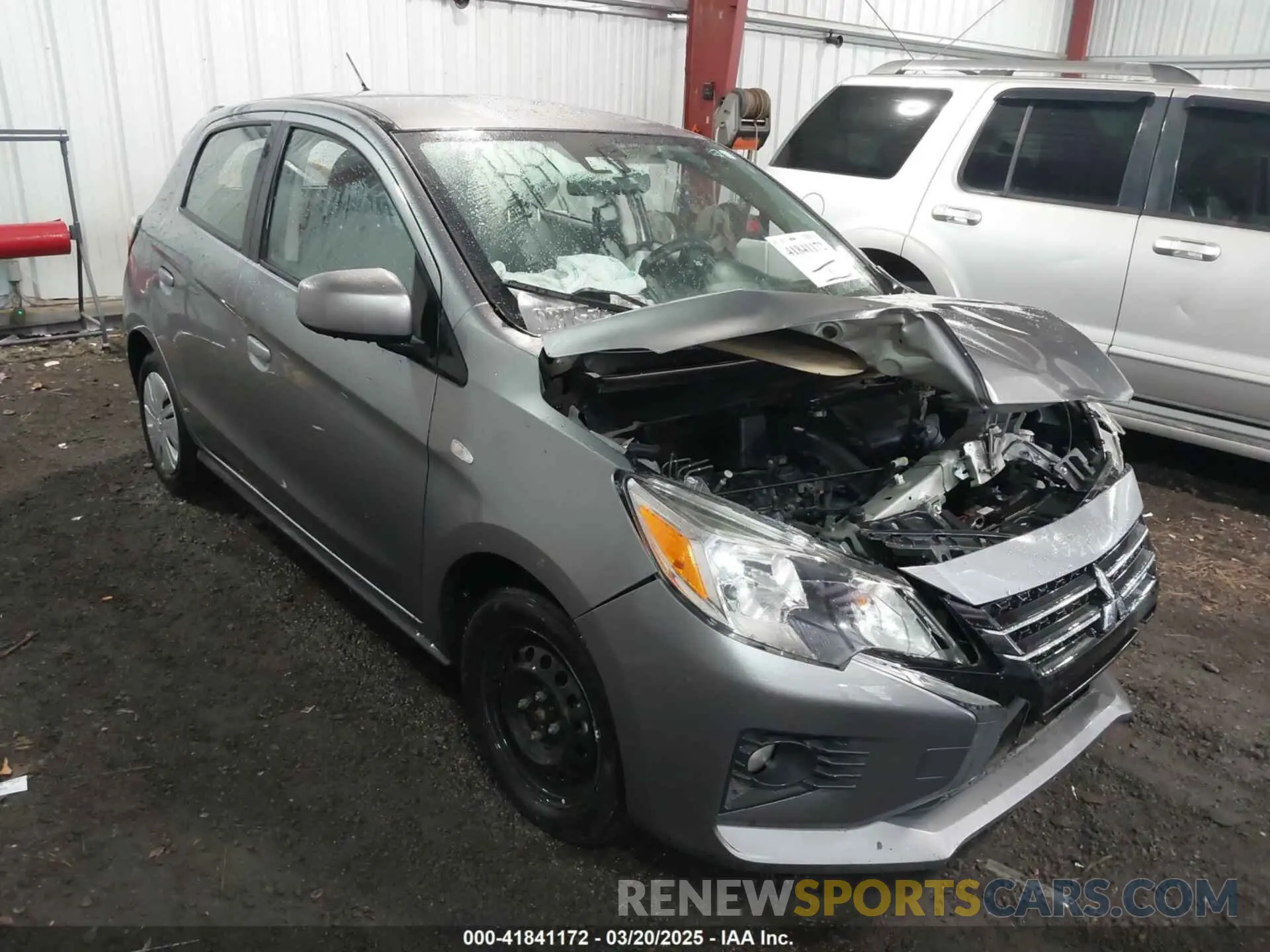 1 Фотография поврежденного автомобиля ML32AUHJ8MH005001 MITSUBISHI MIRAGE 2021
