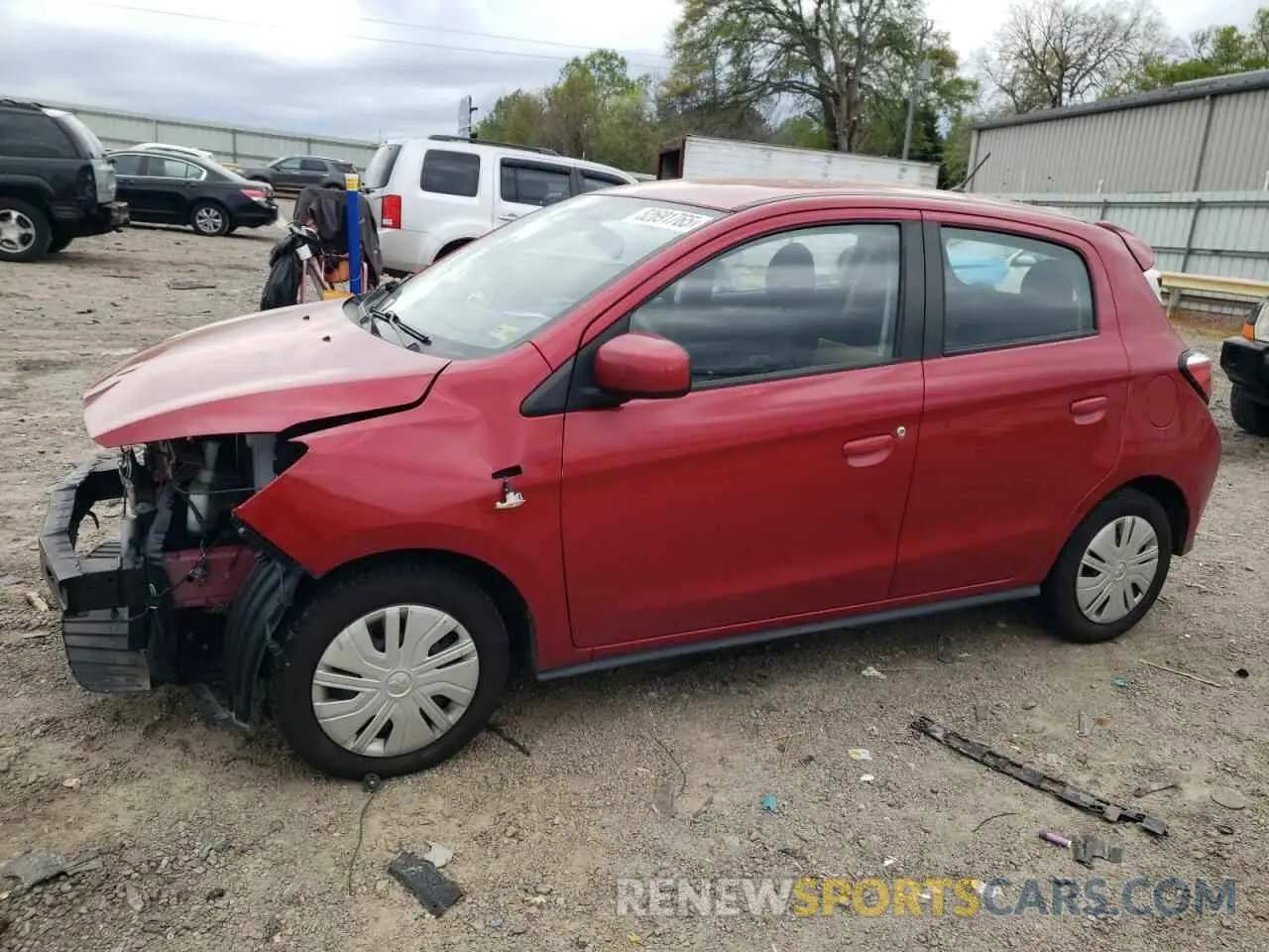 1 Фотография поврежденного автомобиля ML32AUHJ9MH003418 MITSUBISHI MIRAGE 2021
