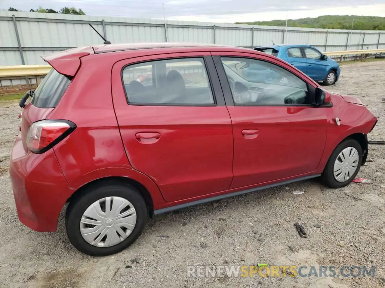 3 Фотография поврежденного автомобиля ML32AUHJ9MH003418 MITSUBISHI MIRAGE 2021