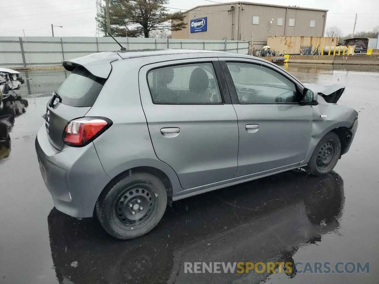 3 Photograph of a damaged car ML32AUHJ9MH003645 MITSUBISHI MIRAGE 2021