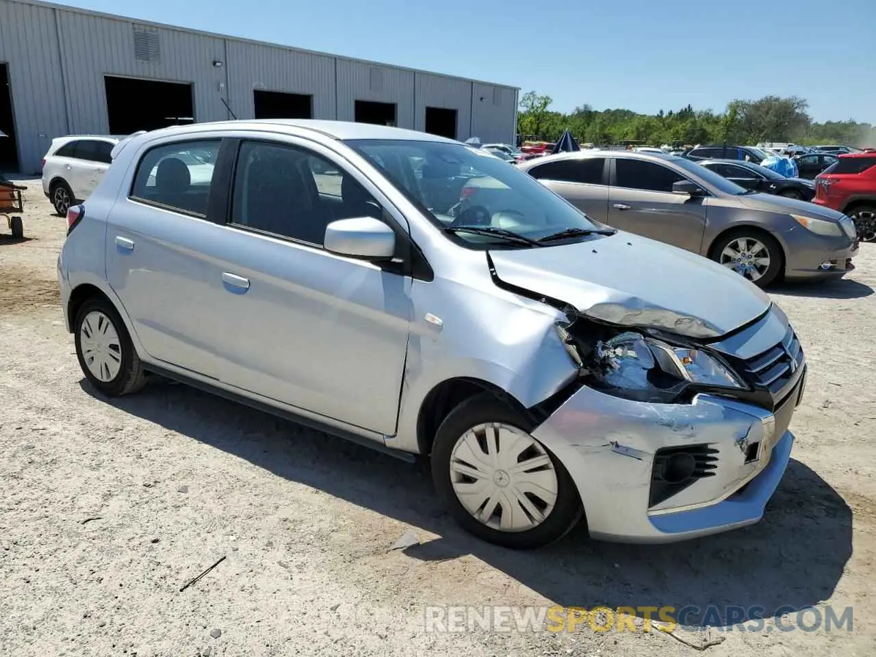 4 Фотография поврежденного автомобиля ML32AUHJ9MH013057 MITSUBISHI MIRAGE 2021