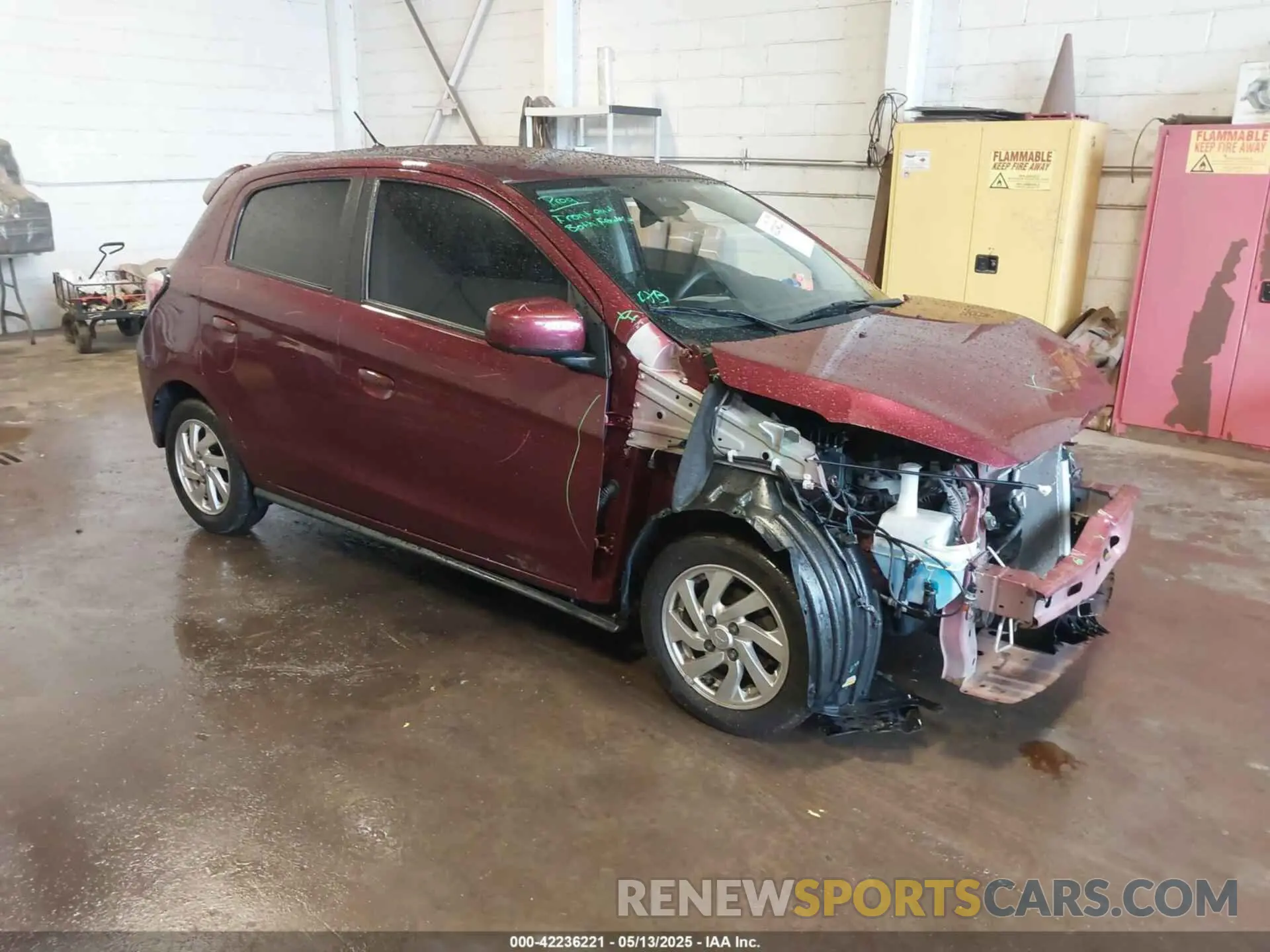 1 Фотография поврежденного автомобиля ML32AUHJXMH002228 MITSUBISHI MIRAGE 2021