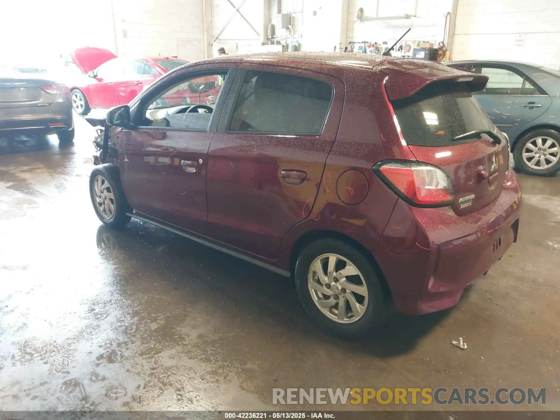3 Фотография поврежденного автомобиля ML32AUHJXMH002228 MITSUBISHI MIRAGE 2021