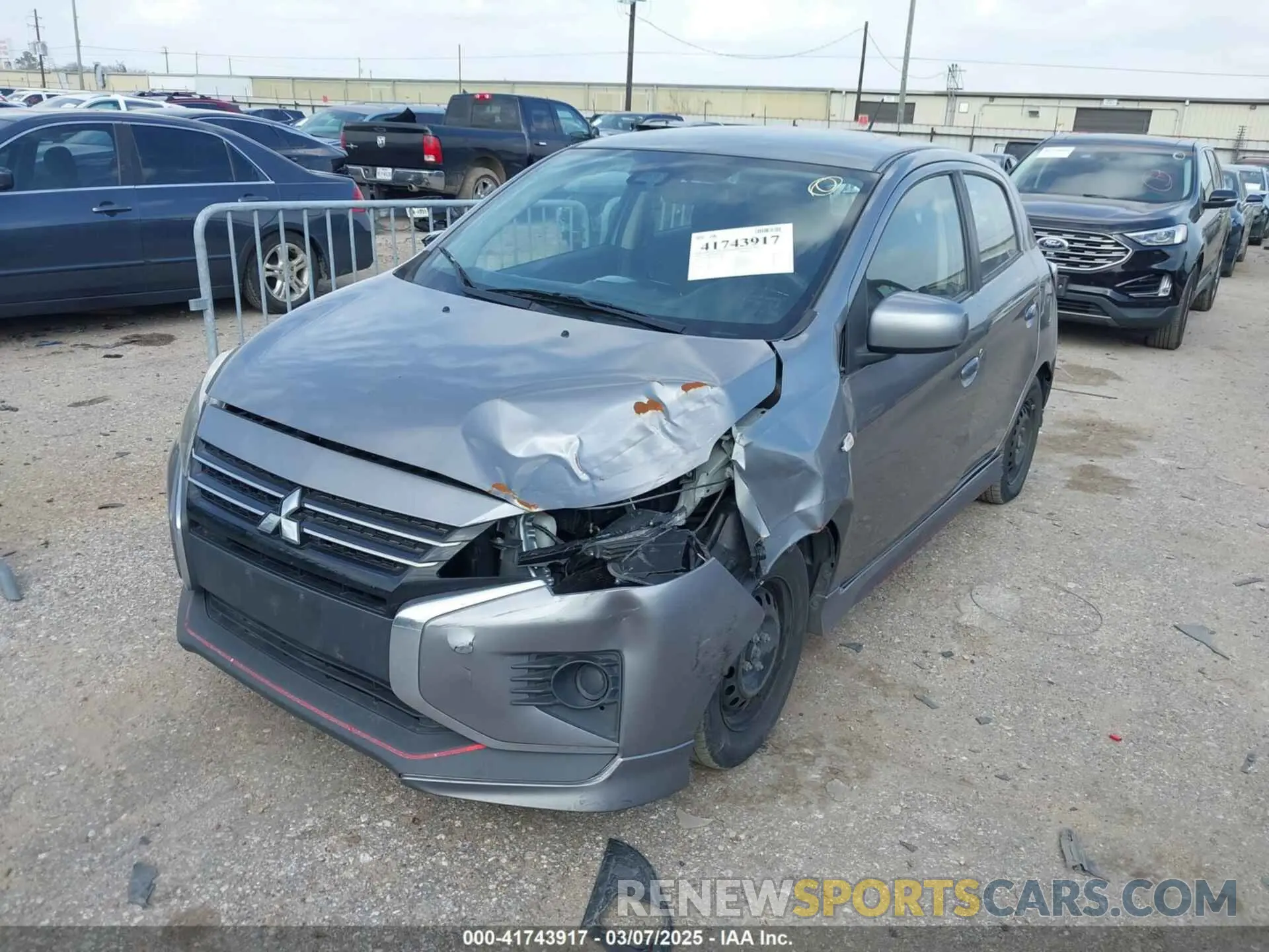 2 Фотография поврежденного автомобиля ML32AUHJXMH002388 MITSUBISHI MIRAGE 2021