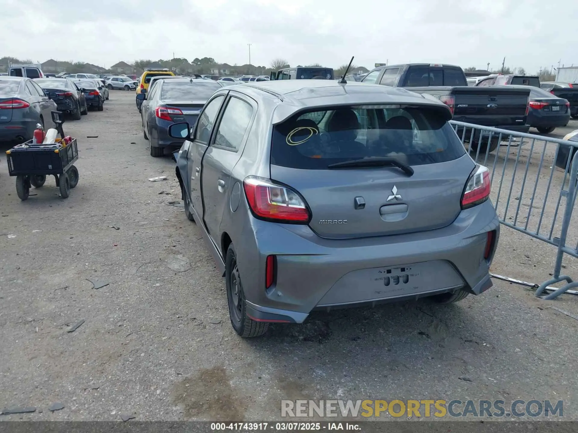 3 Фотография поврежденного автомобиля ML32AUHJXMH002388 MITSUBISHI MIRAGE 2021