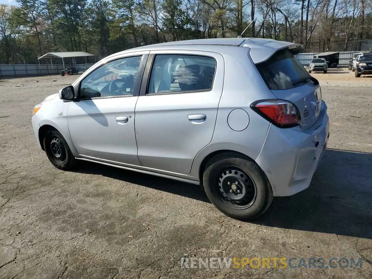 2 Photograph of a damaged car ML32AUHJXMH007140 MITSUBISHI MIRAGE 2021