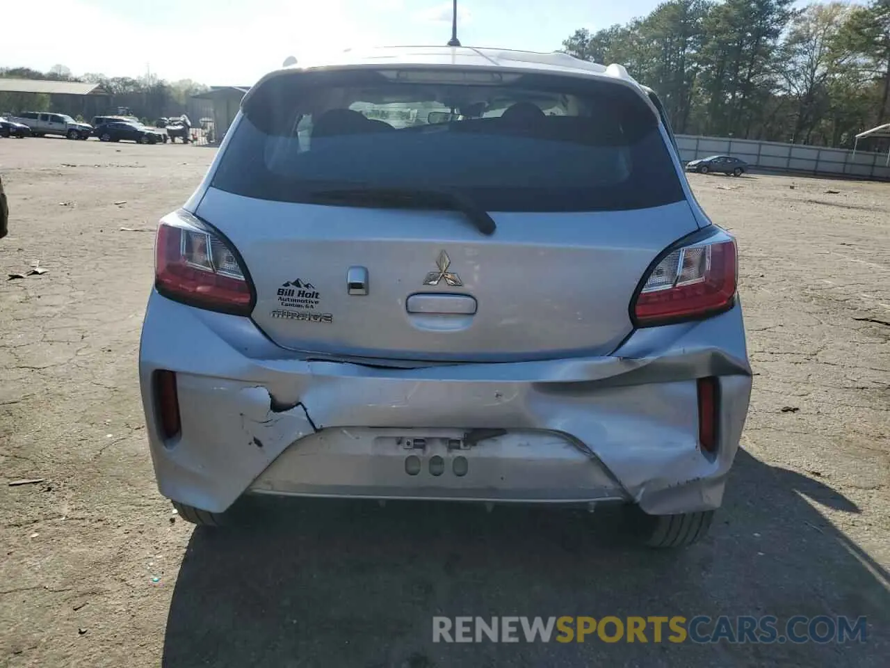 6 Photograph of a damaged car ML32AUHJXMH007140 MITSUBISHI MIRAGE 2021