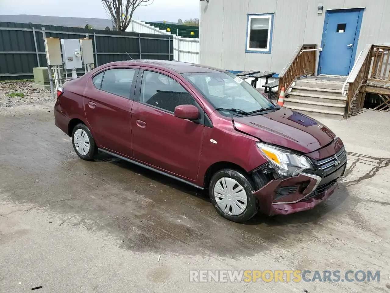 4 Фотография поврежденного автомобиля ML32FUFJ1MHF02141 MITSUBISHI MIRAGE 2021