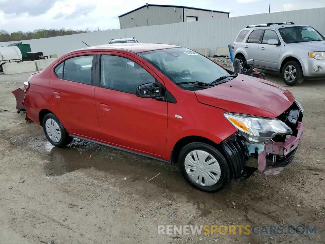 4 Фотография поврежденного автомобиля ML32FUFJ1MHF04374 MITSUBISHI MIRAGE 2021