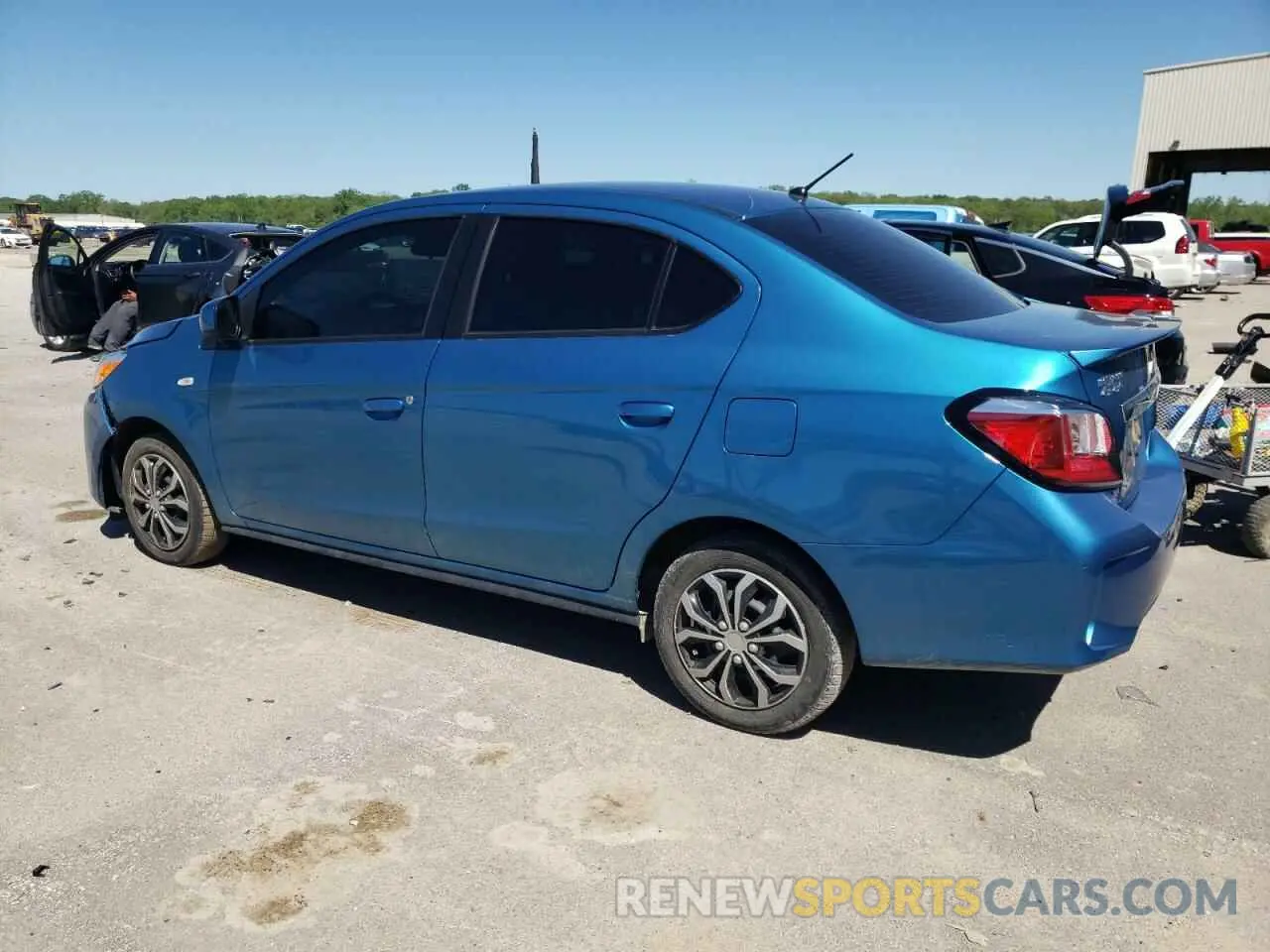 2 Photograph of a damaged car ML32FUFJ2MHF05467 MITSUBISHI MIRAGE 2021