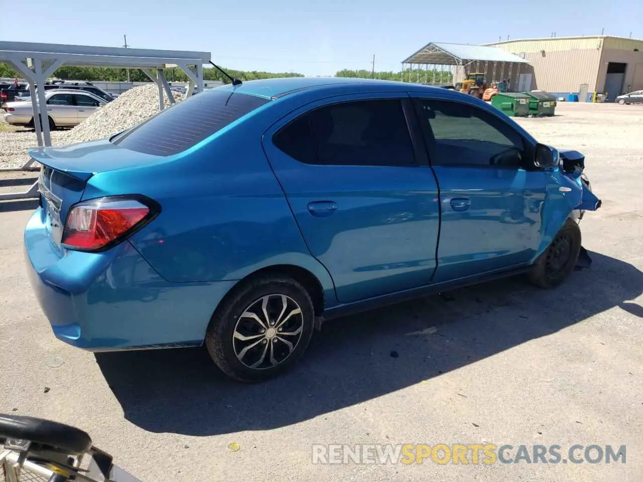 3 Photograph of a damaged car ML32FUFJ2MHF05467 MITSUBISHI MIRAGE 2021