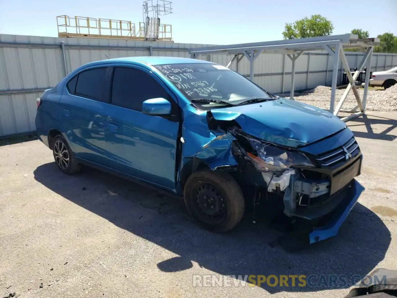 4 Photograph of a damaged car ML32FUFJ2MHF05467 MITSUBISHI MIRAGE 2021