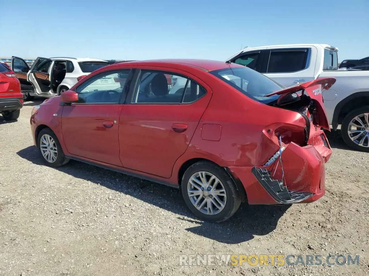 2 Photograph of a damaged car ML32FUFJ2MHF07347 MITSUBISHI MIRAGE 2021
