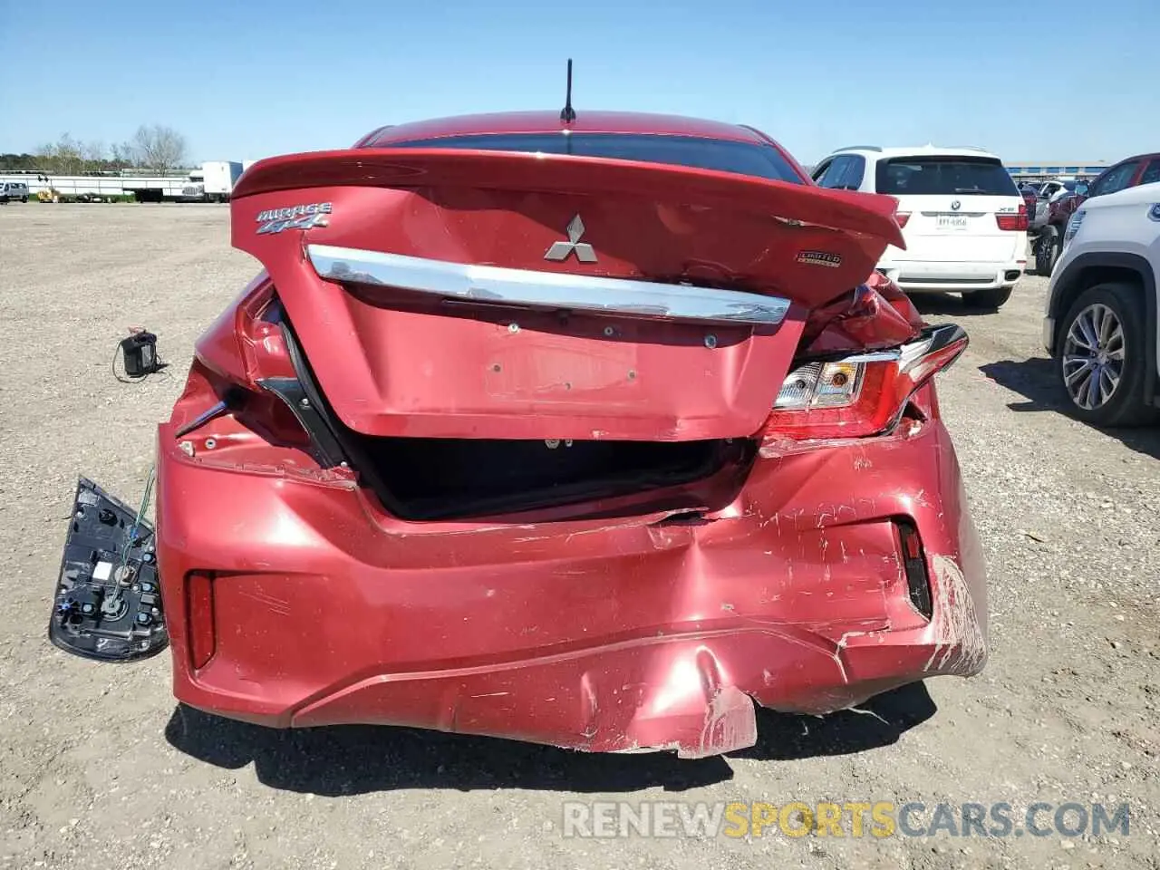 6 Photograph of a damaged car ML32FUFJ2MHF07347 MITSUBISHI MIRAGE 2021