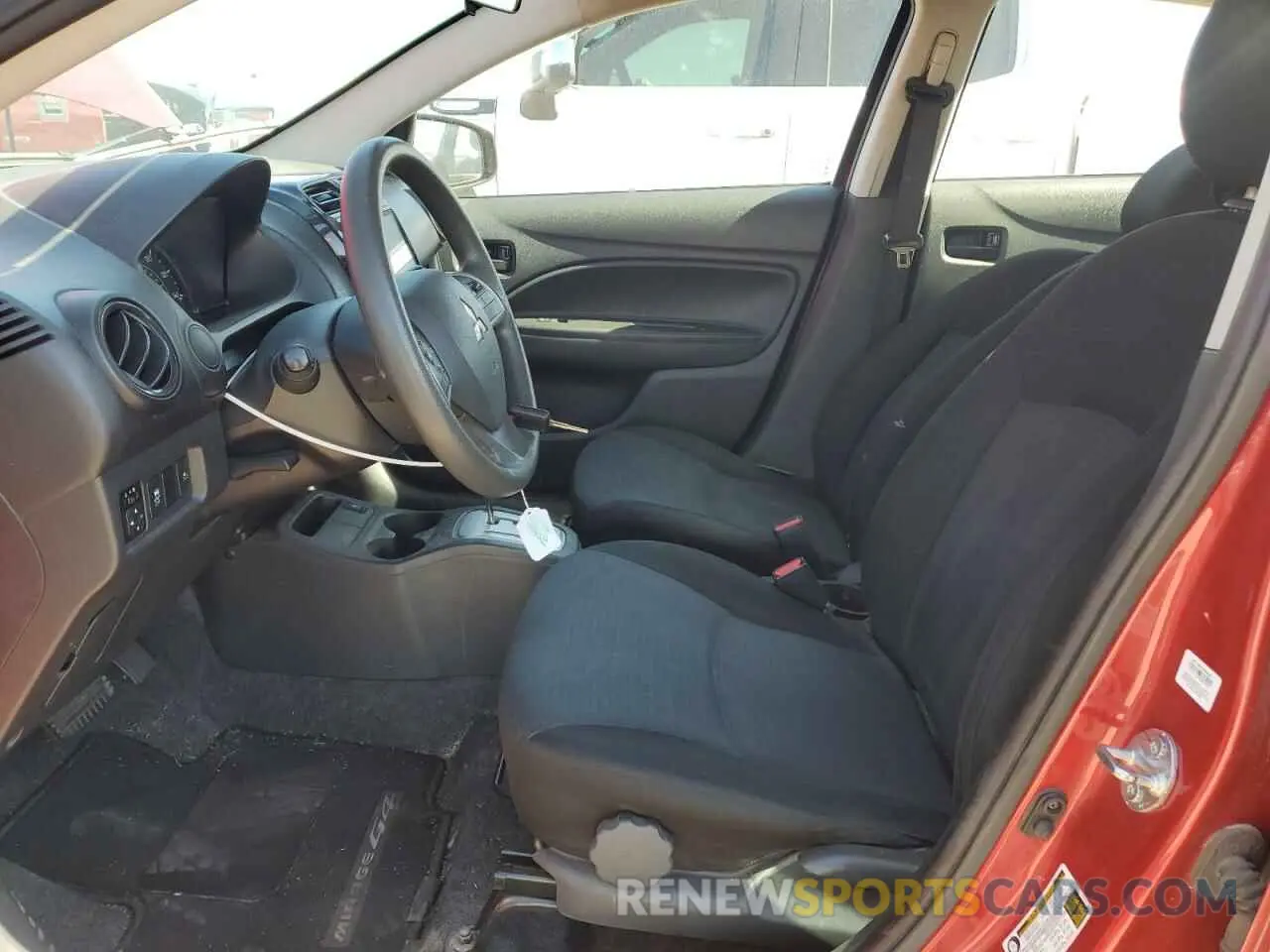 7 Photograph of a damaged car ML32FUFJ2MHF07347 MITSUBISHI MIRAGE 2021