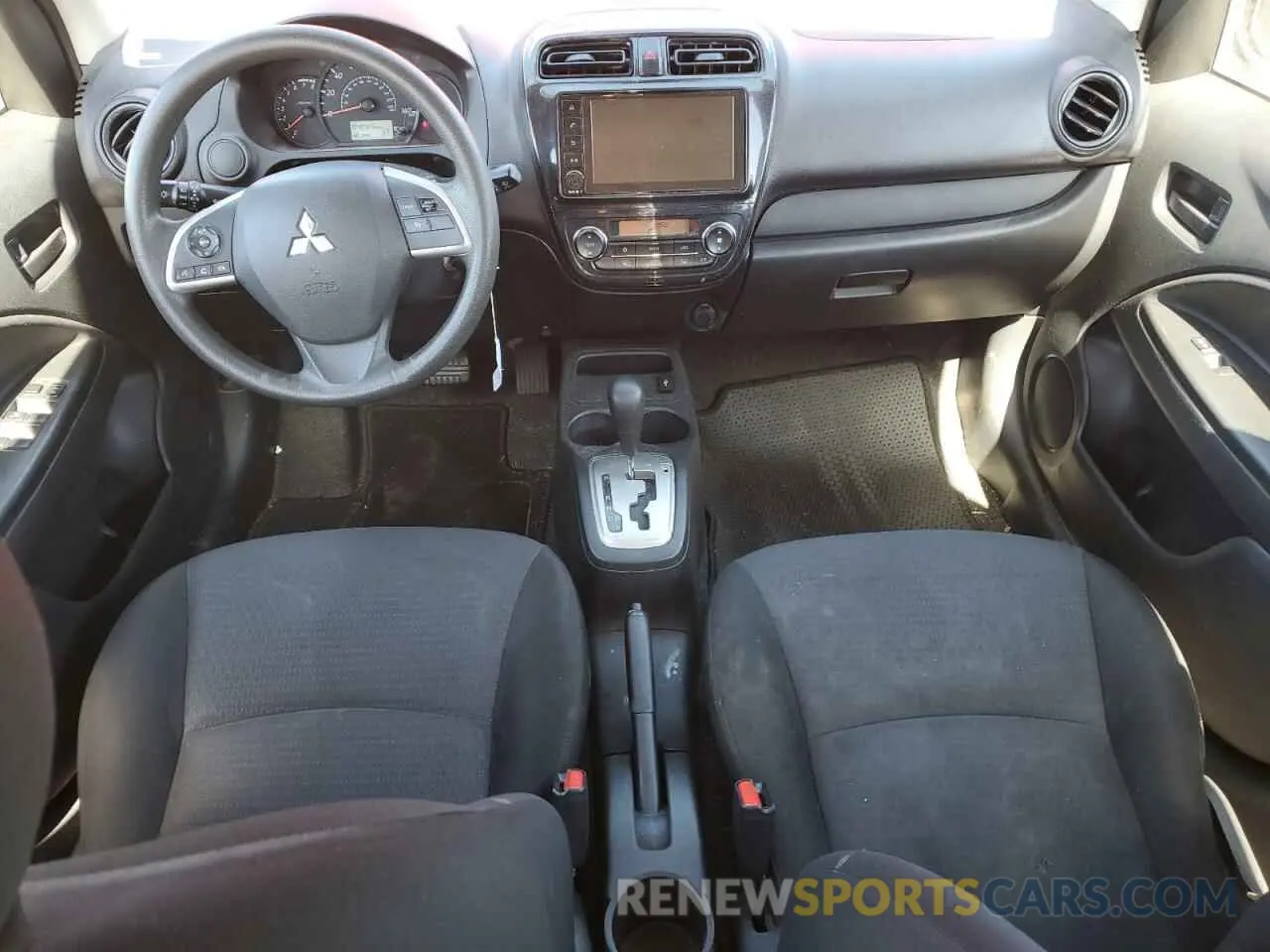 8 Photograph of a damaged car ML32FUFJ2MHF07347 MITSUBISHI MIRAGE 2021