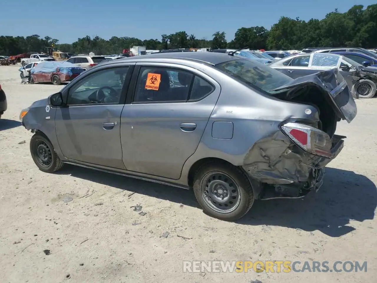 2 Фотография поврежденного автомобиля ML32FUFJ3MHF01525 MITSUBISHI MIRAGE 2021